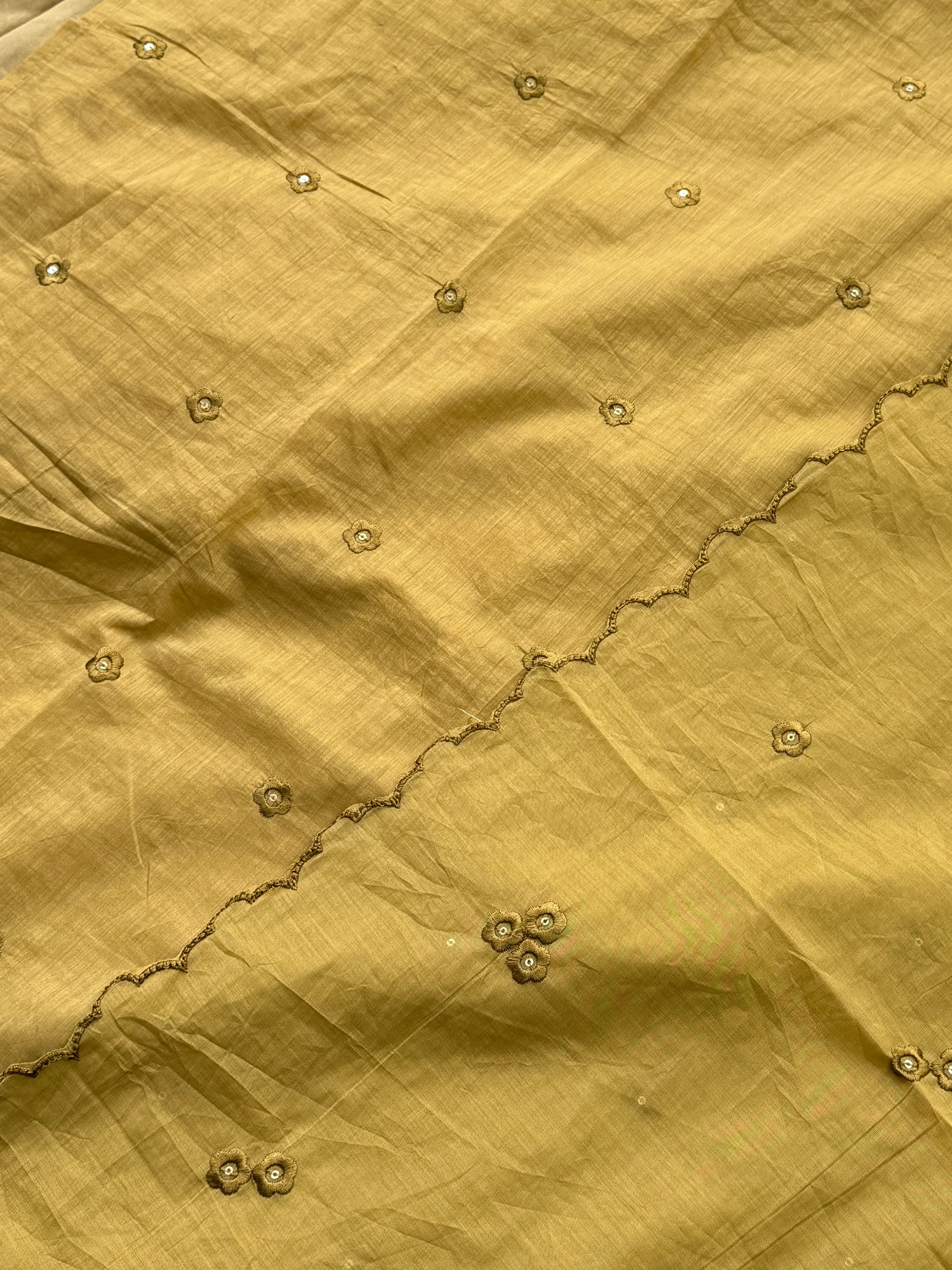 Premium Mul Chanderi Embroidered Unstitched Suit – Redefining Ethnic Elegance - Image 8