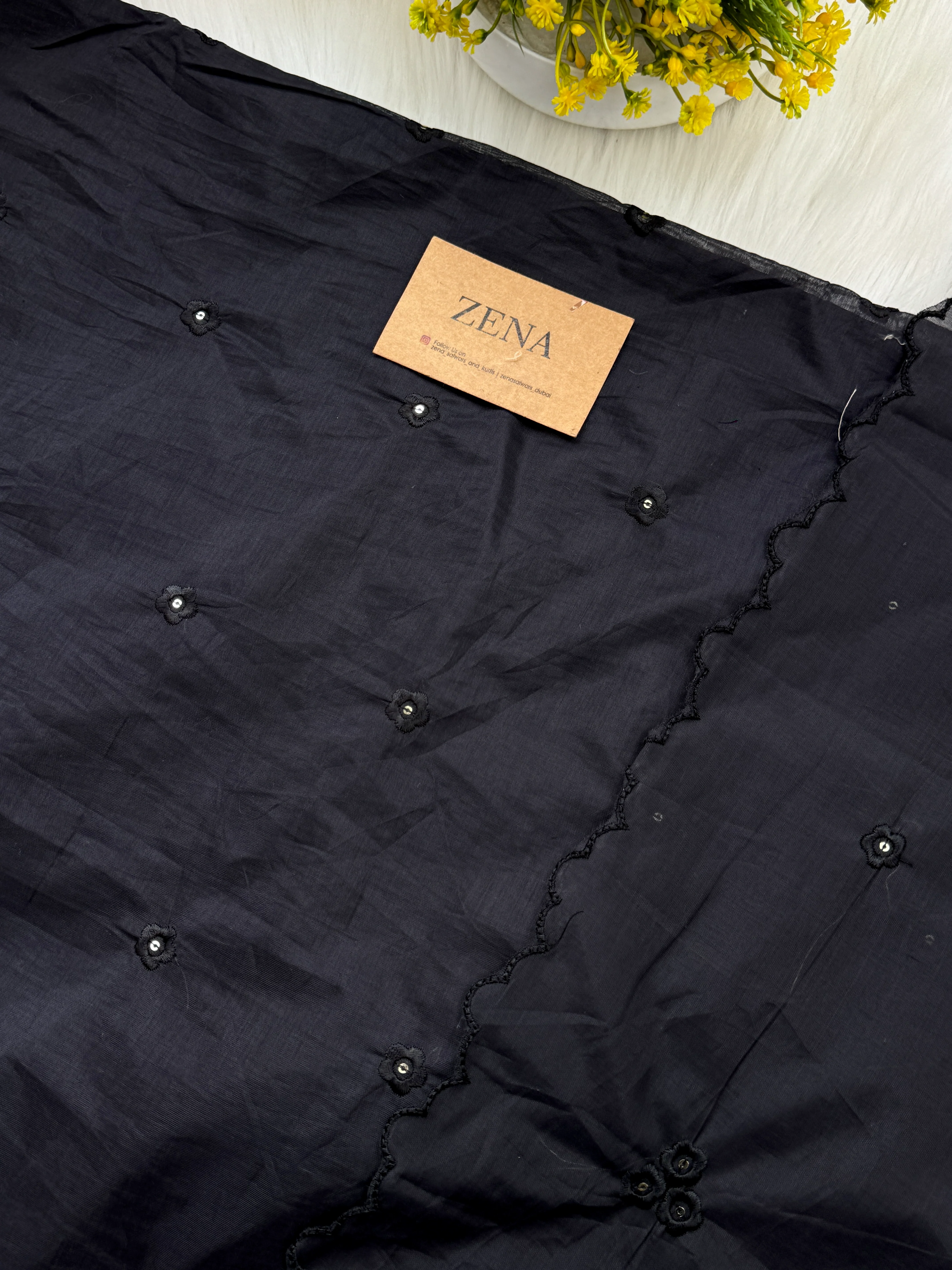 Premium Mul Chanderi Embroidered Unstitched Suit – Redefining Ethnic Elegance - Image 6