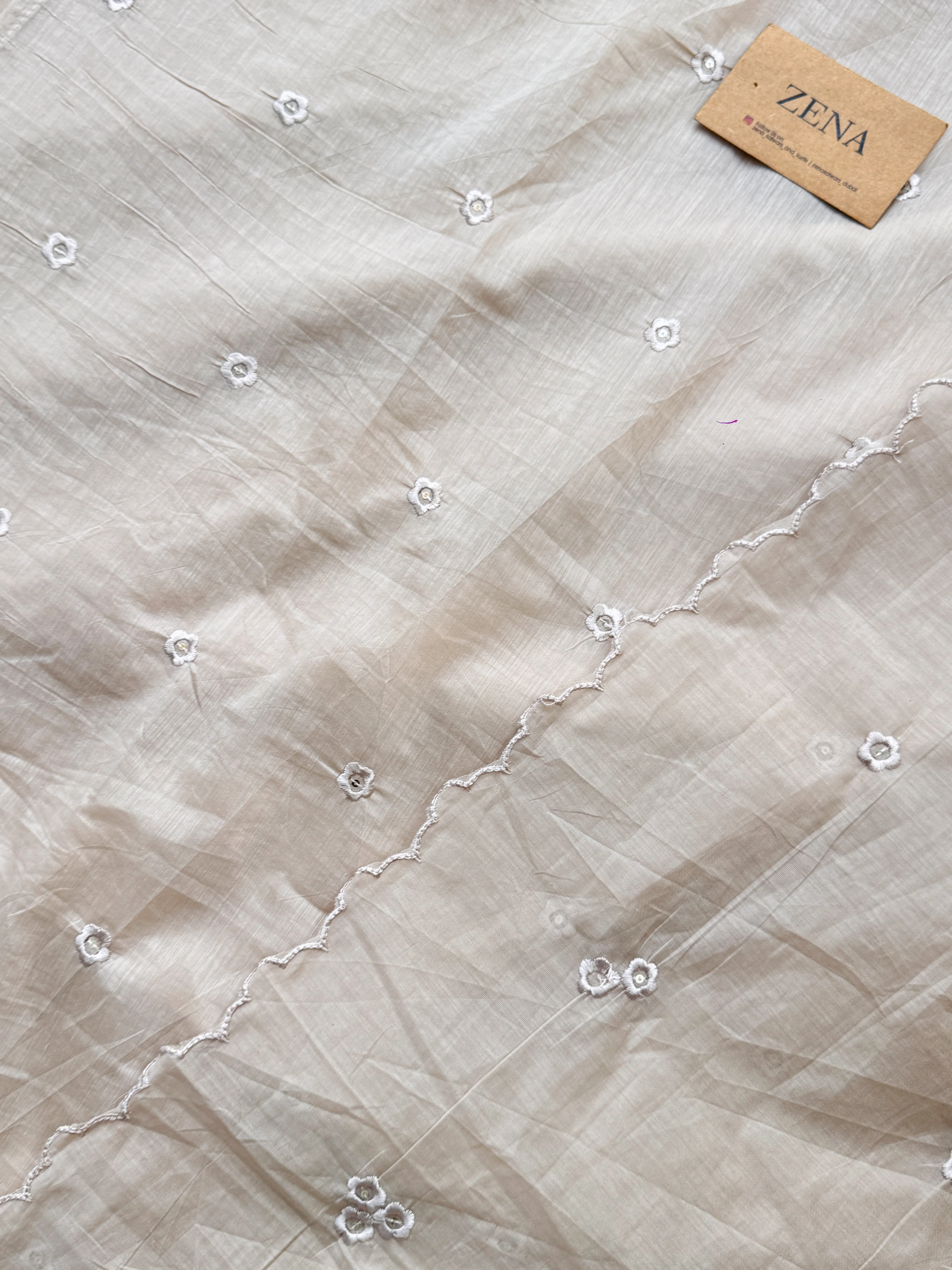 Premium Mul Chanderi Embroidered Unstitched Suit – Redefining Ethnic Elegance - Image 6