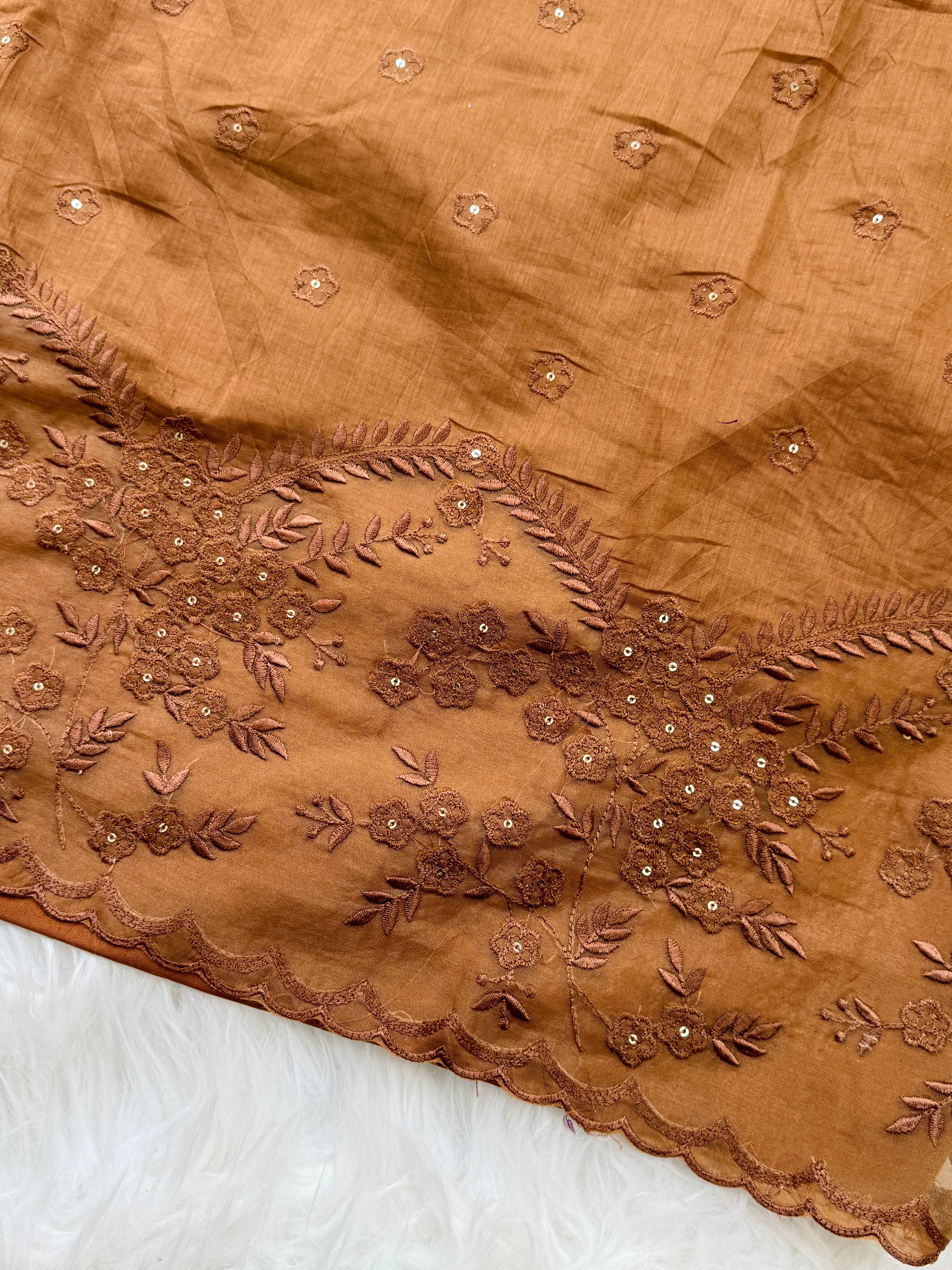 Premium Mul Chanderi Embroidered Unstitched Suit – Redefining Ethnic Elegance - Image 6