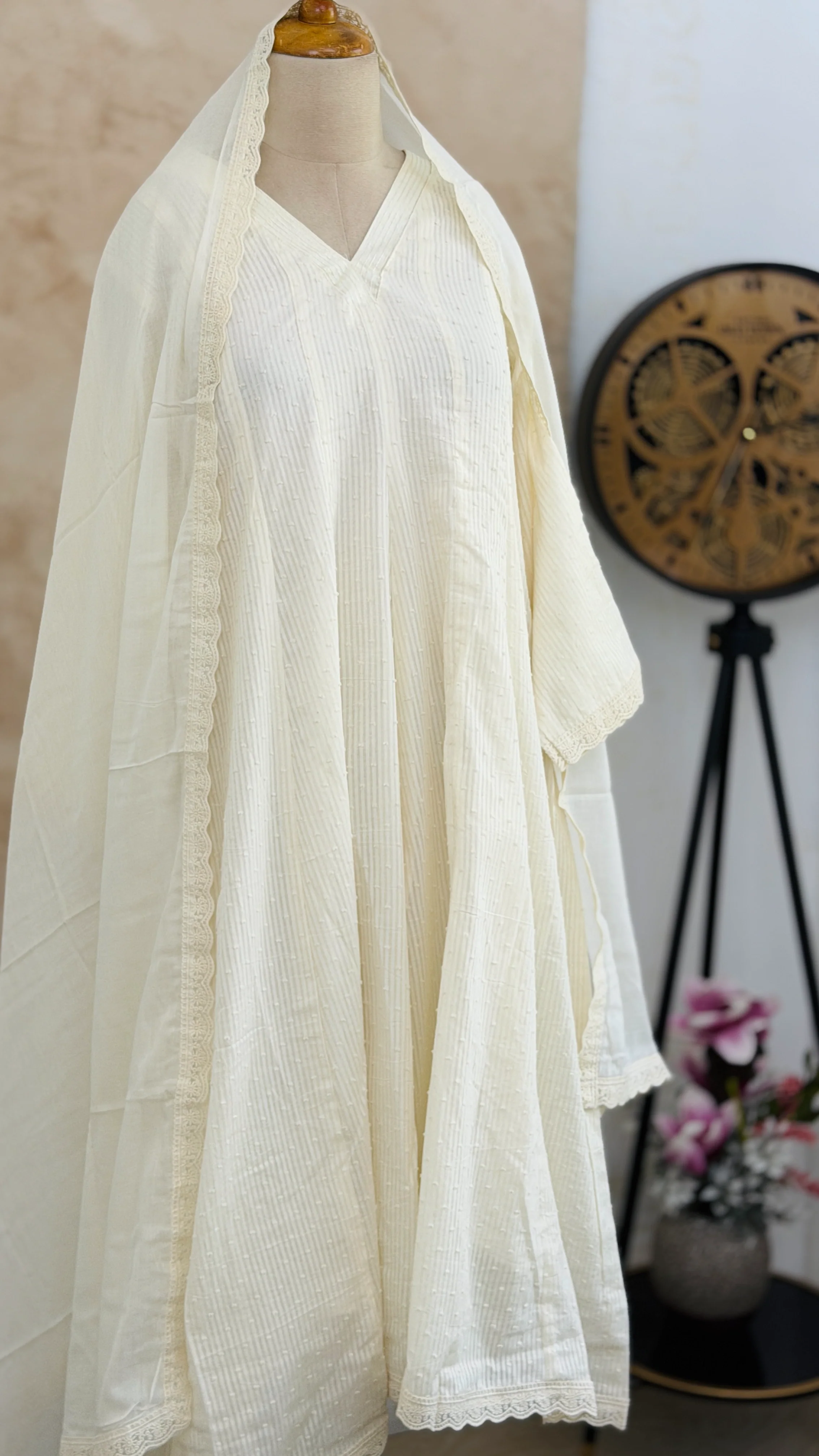Premium Mul Cotton A-Line Kurti Set β Elegant Ethnic Wear - Image 2