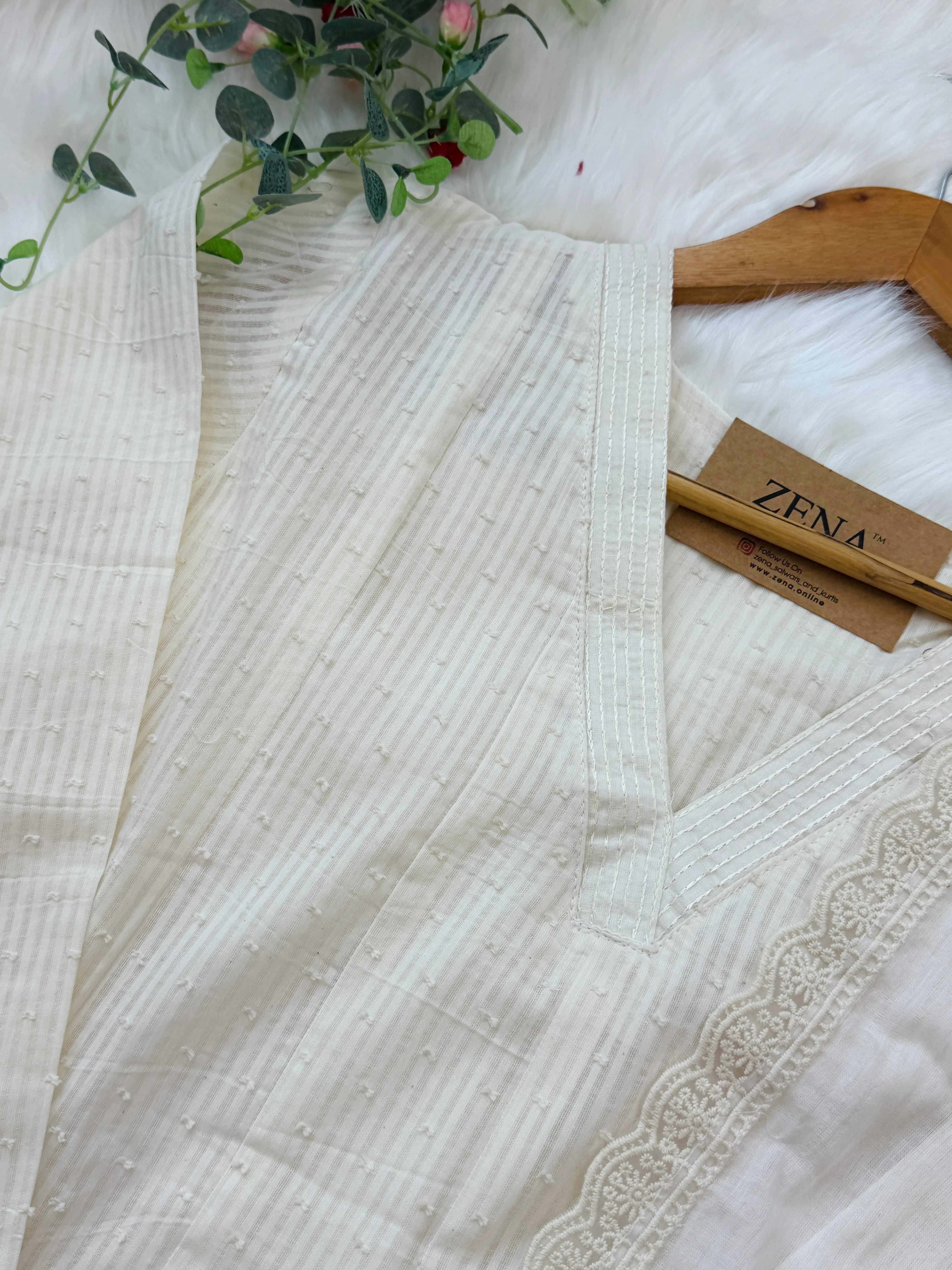 Premium Mul Cotton A-Line Kurti Set β Elegant Ethnic Wear - Image 8