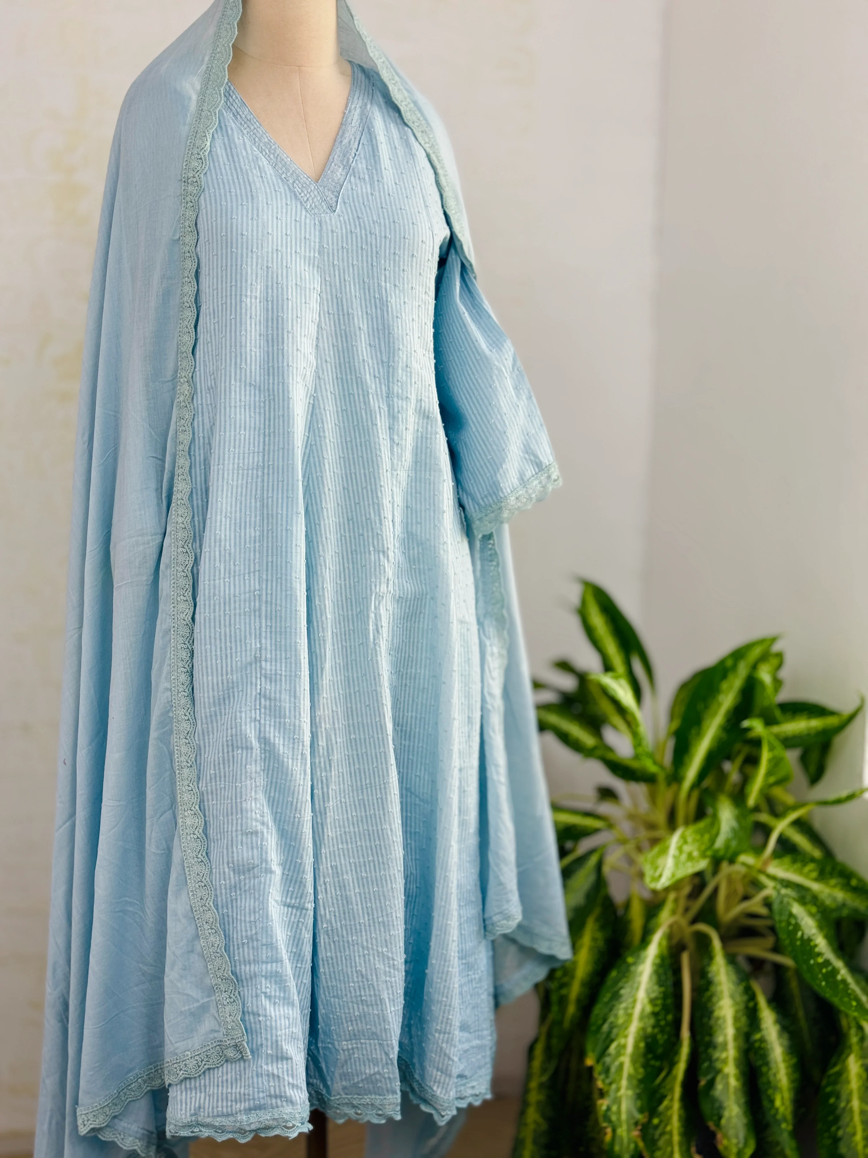 Premium Mul Cotton A-Line Kurti Set β Elegant Ethnic Wear - Image 2