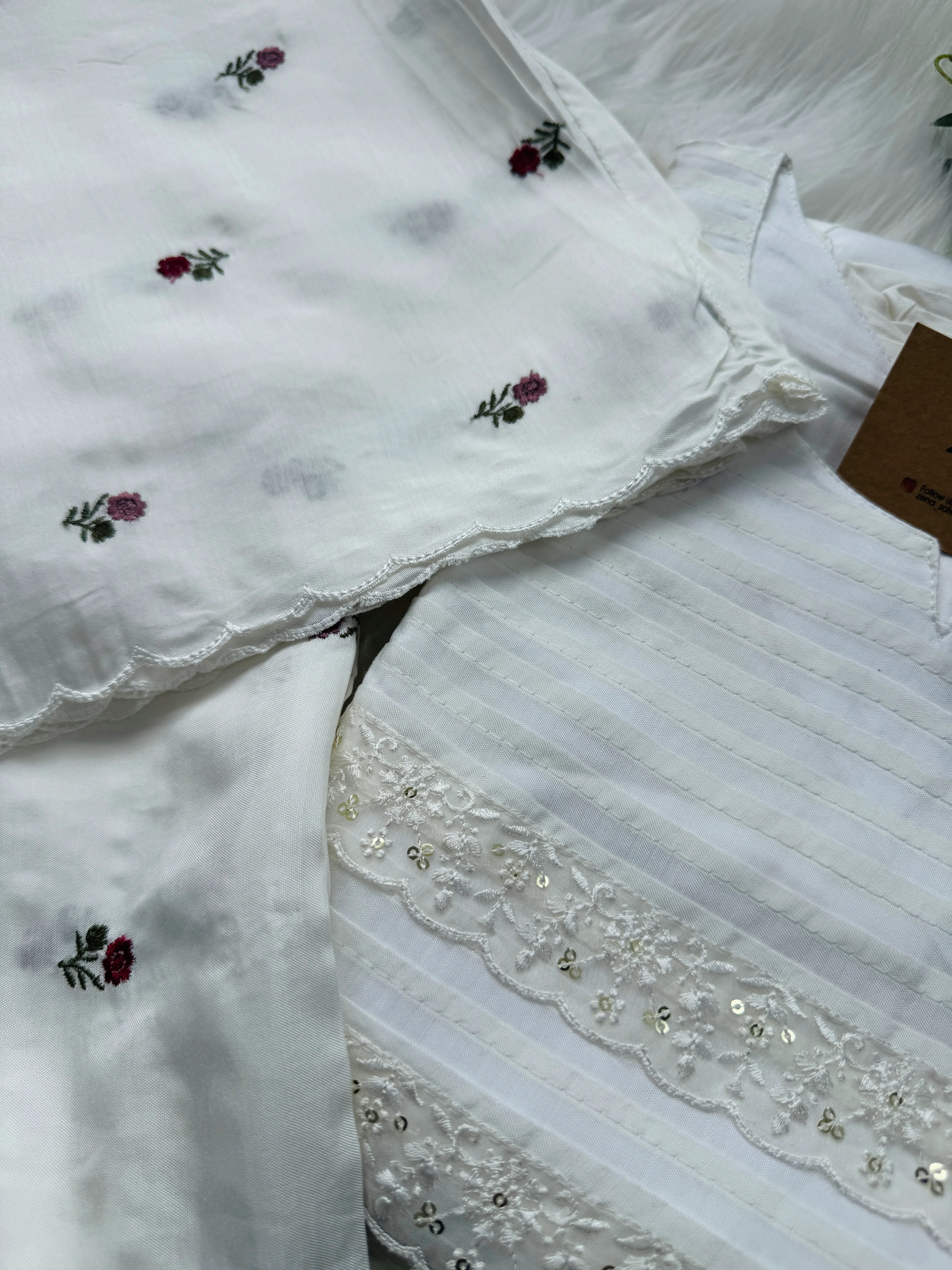 Premium Mul Cotton Anarkali Kurti Set - Image 6