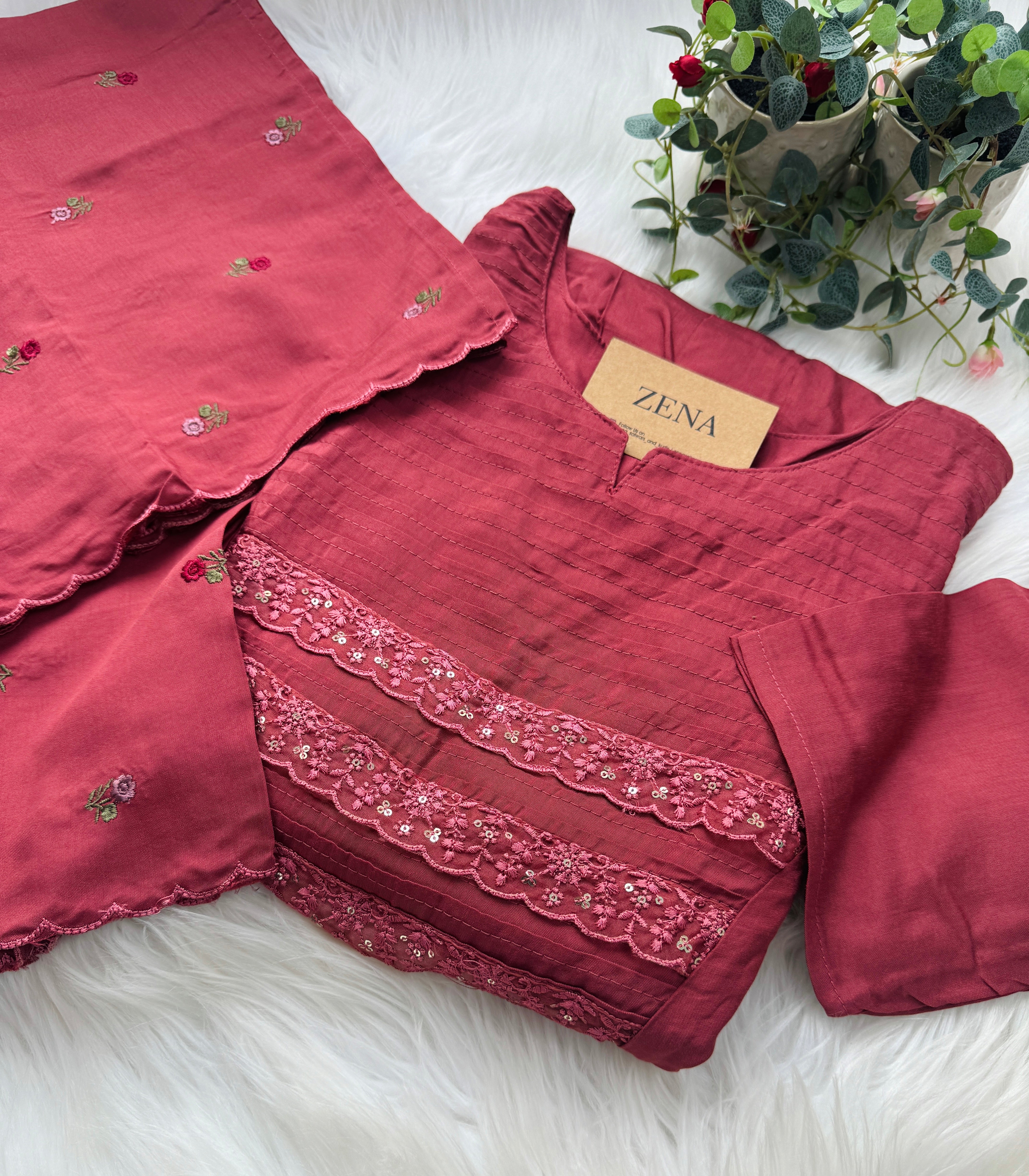 Premium Mul Cotton Anarkali Kurti Set