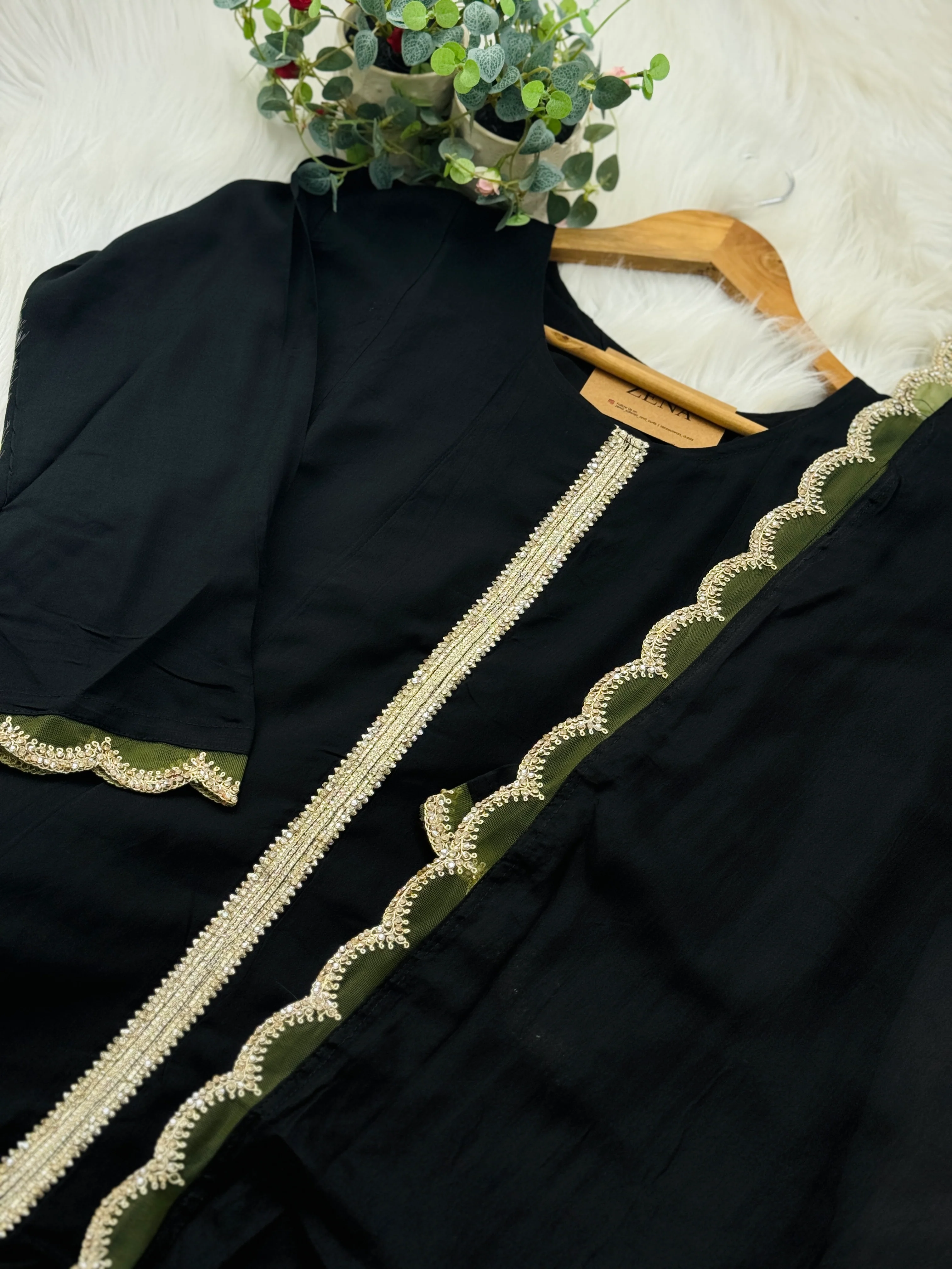 Premium Roman Silk Anarkali - Image 3