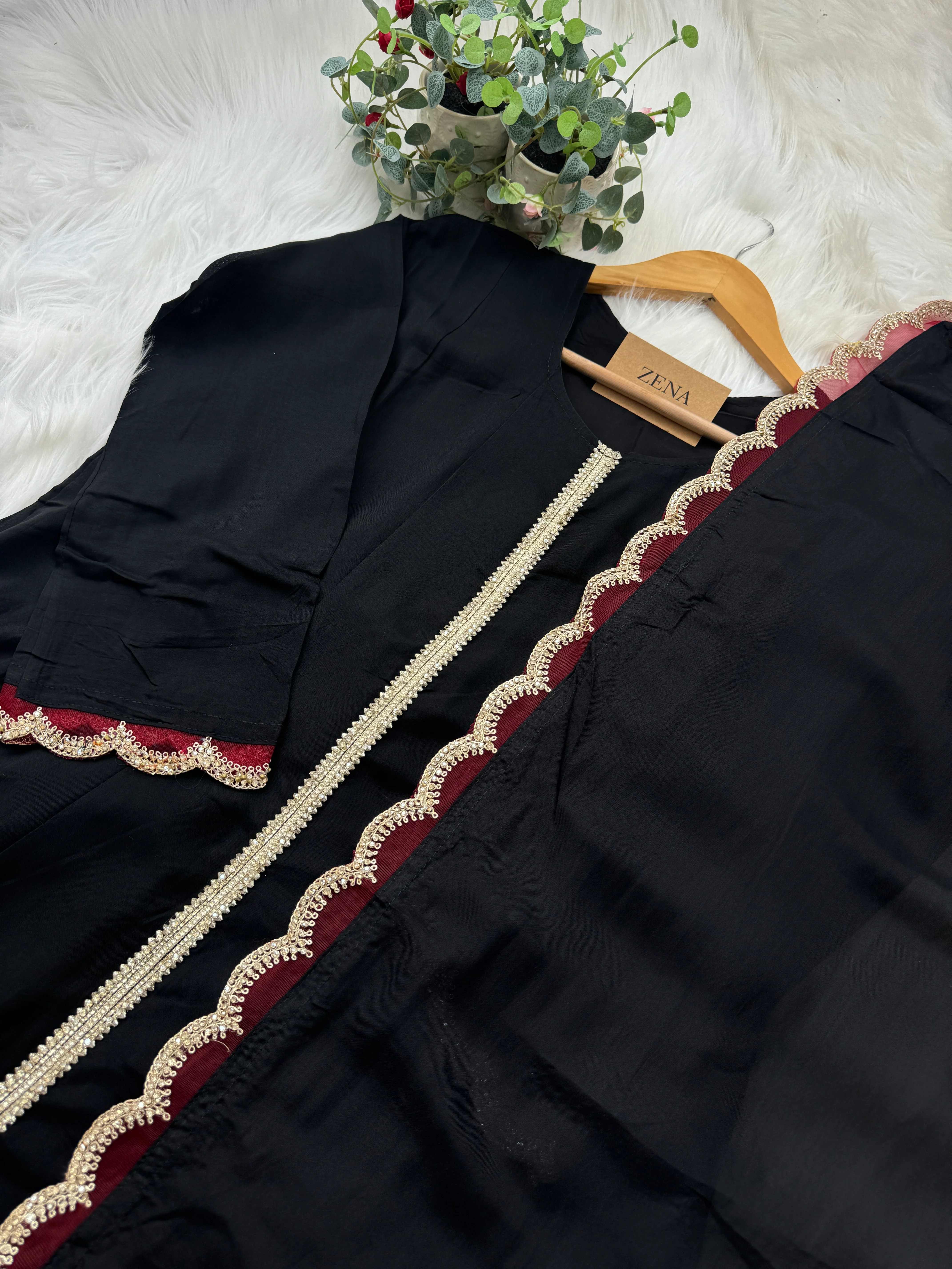 Premium Roman Silk Anarkali - Image 3