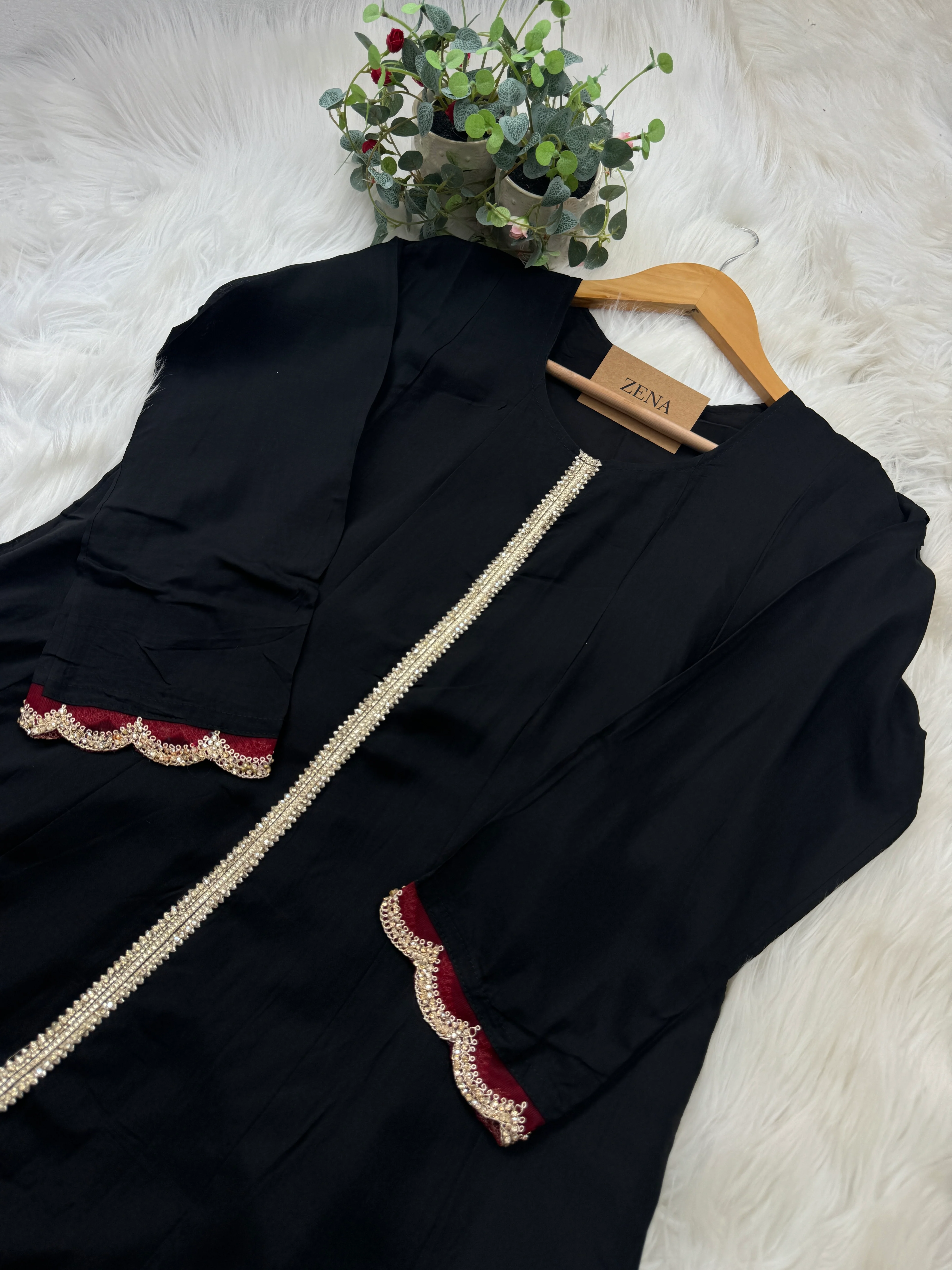 Premium Roman Silk Anarkali - Image 4
