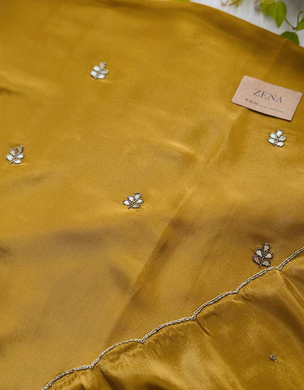 Tissue Silk Handwork Party Wear Suit β Luxe Elegance with Intricate Craftsmanship β¨ - Image 3