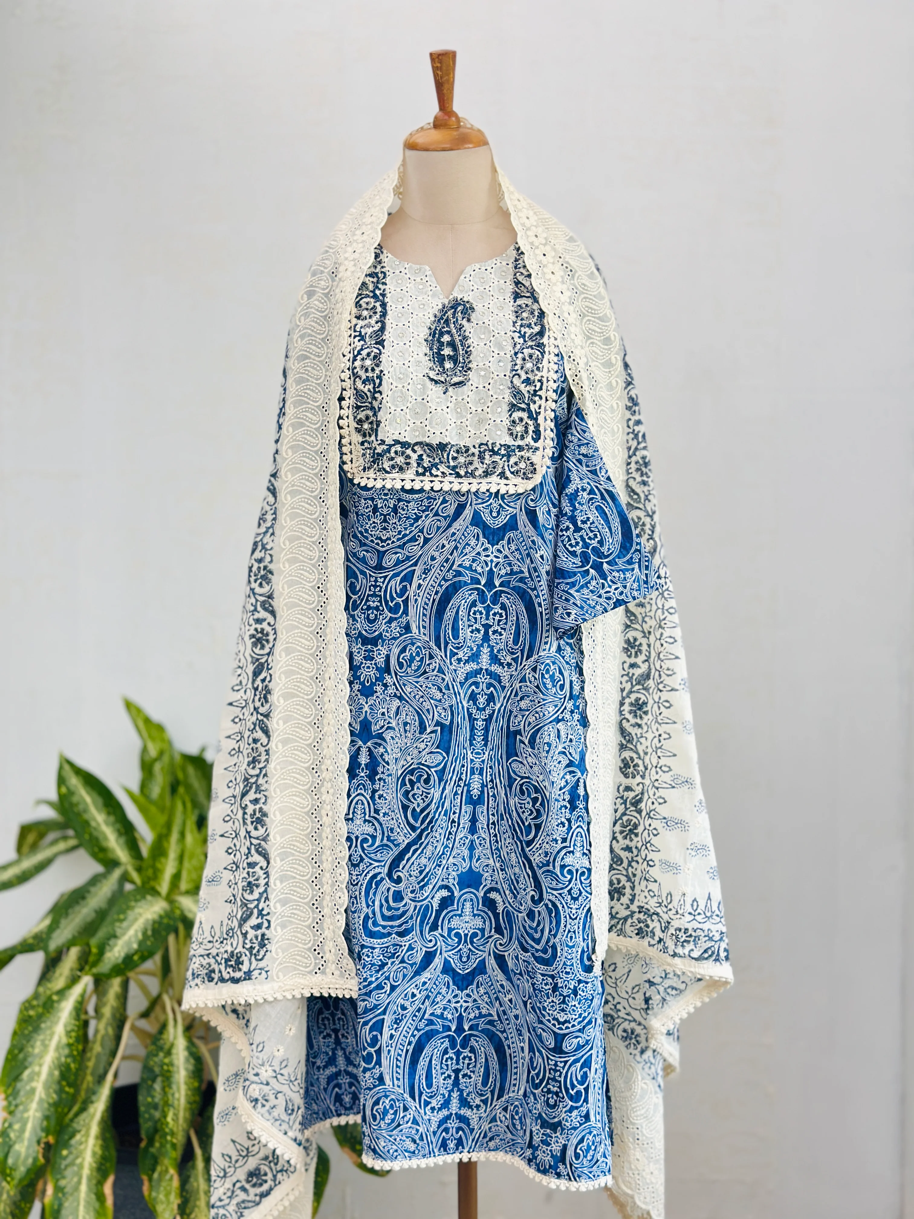 Pure cotton hakuba kurti set - Image 4