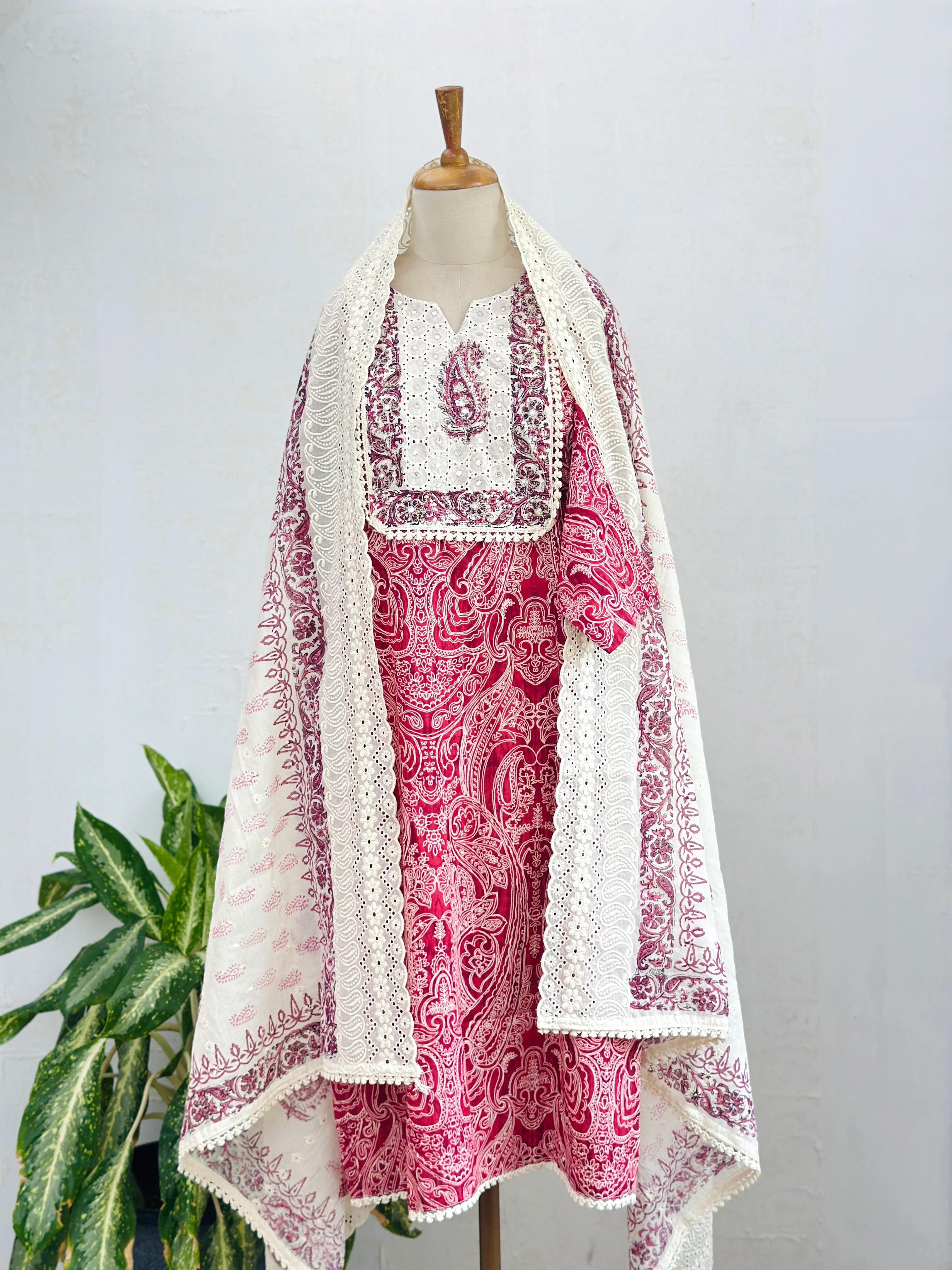 Pure cotton hakuba kurti set - Image 5
