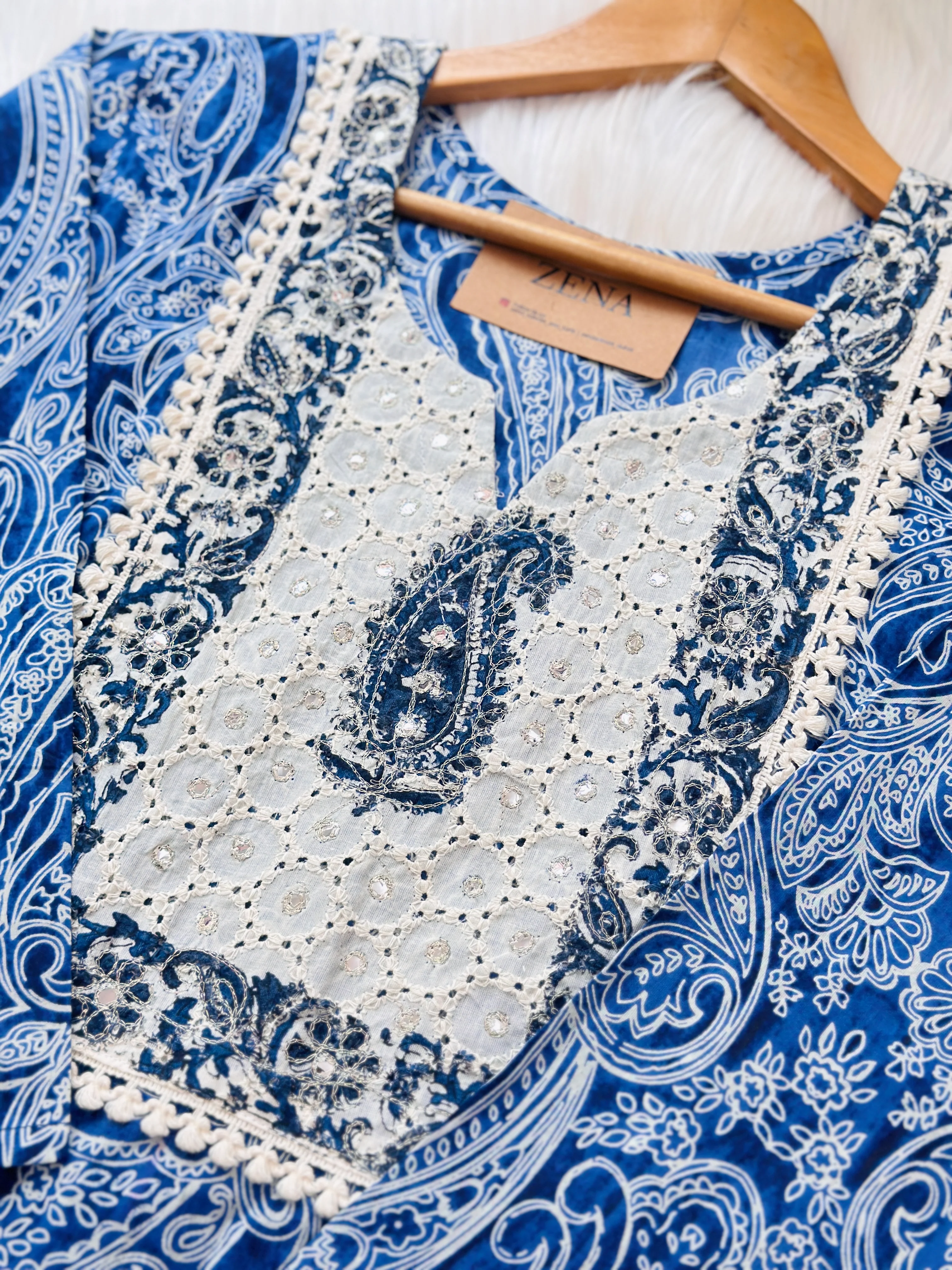Pure cotton hakuba kurti set - Image 7
