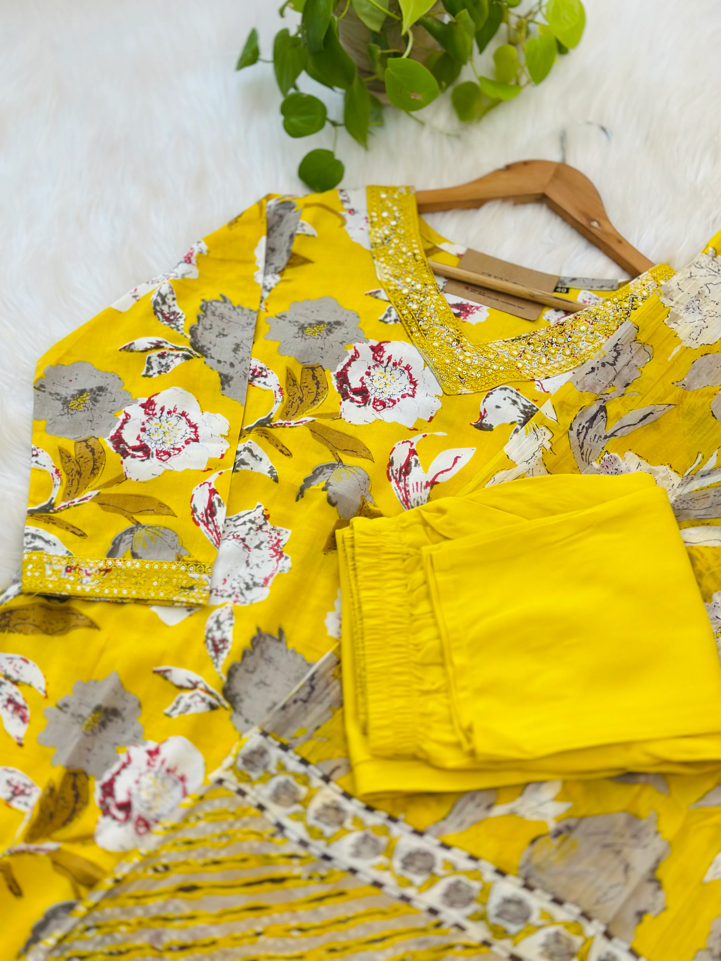 PURE COTTON KURTI SET - Image 3