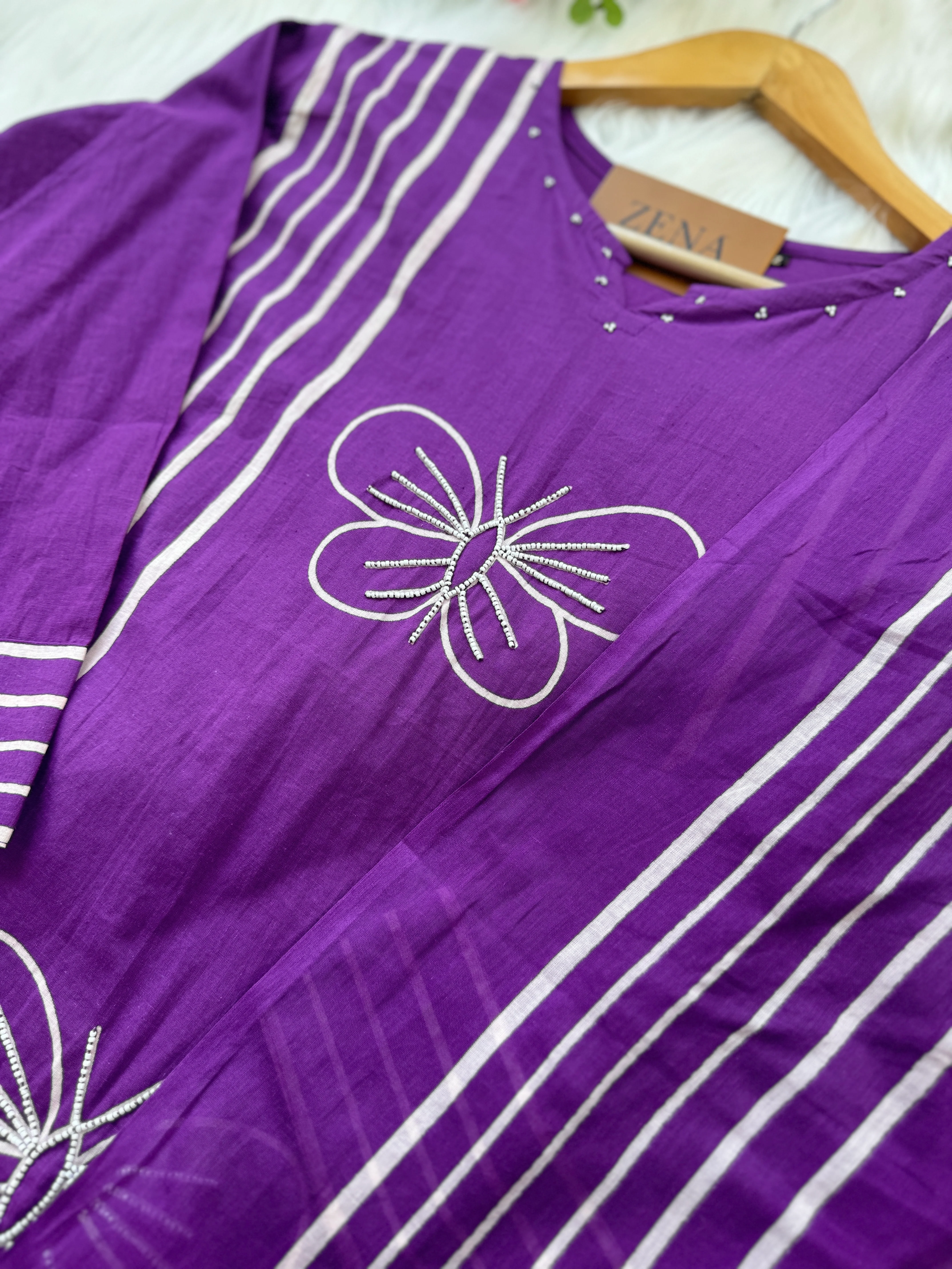 Pure Cotton Kurti Set – Elegant & Comfortable Daily Wear - Image 3