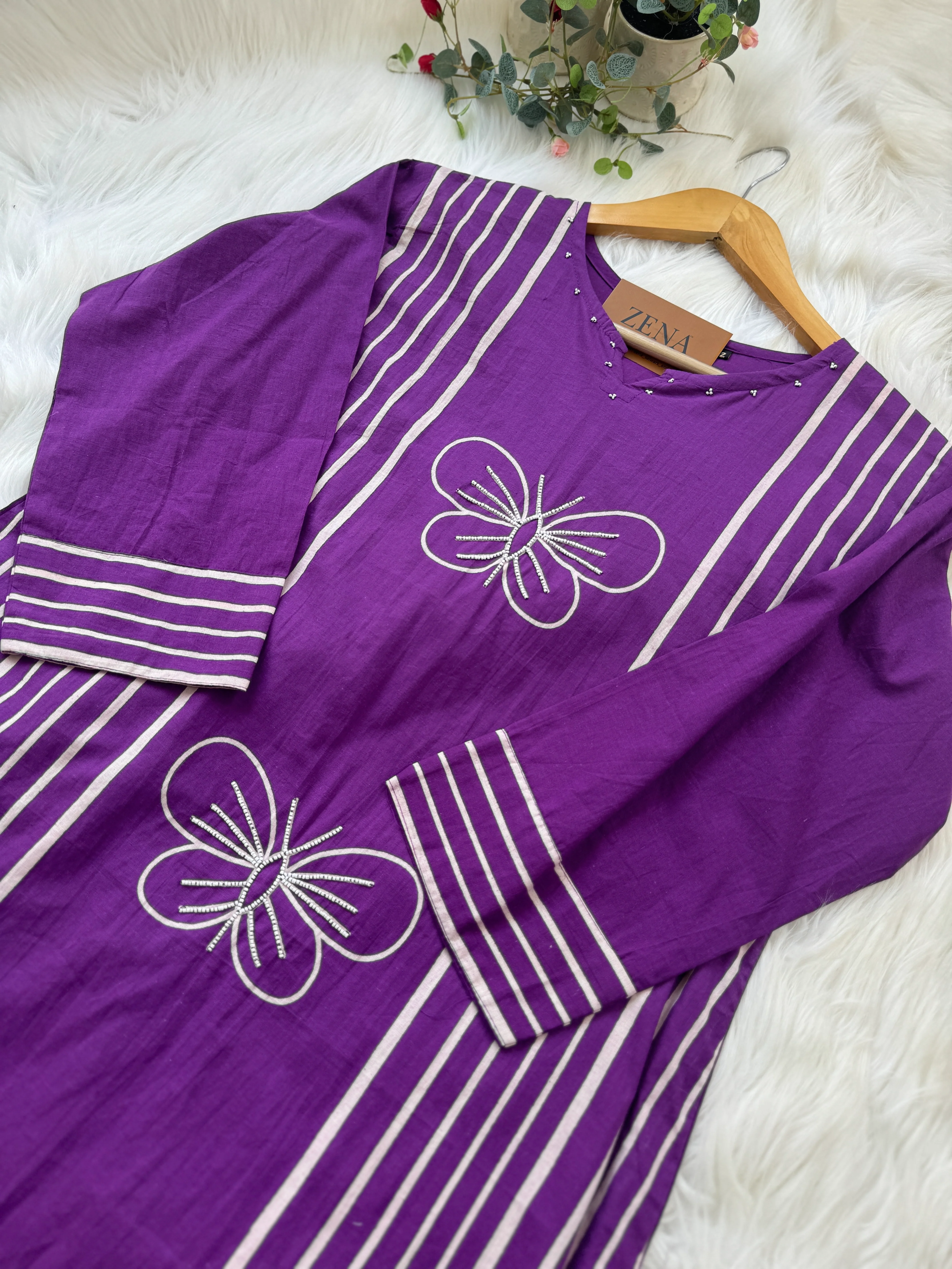 Pure Cotton Kurti Set – Elegant & Comfortable Daily Wear - Image 4