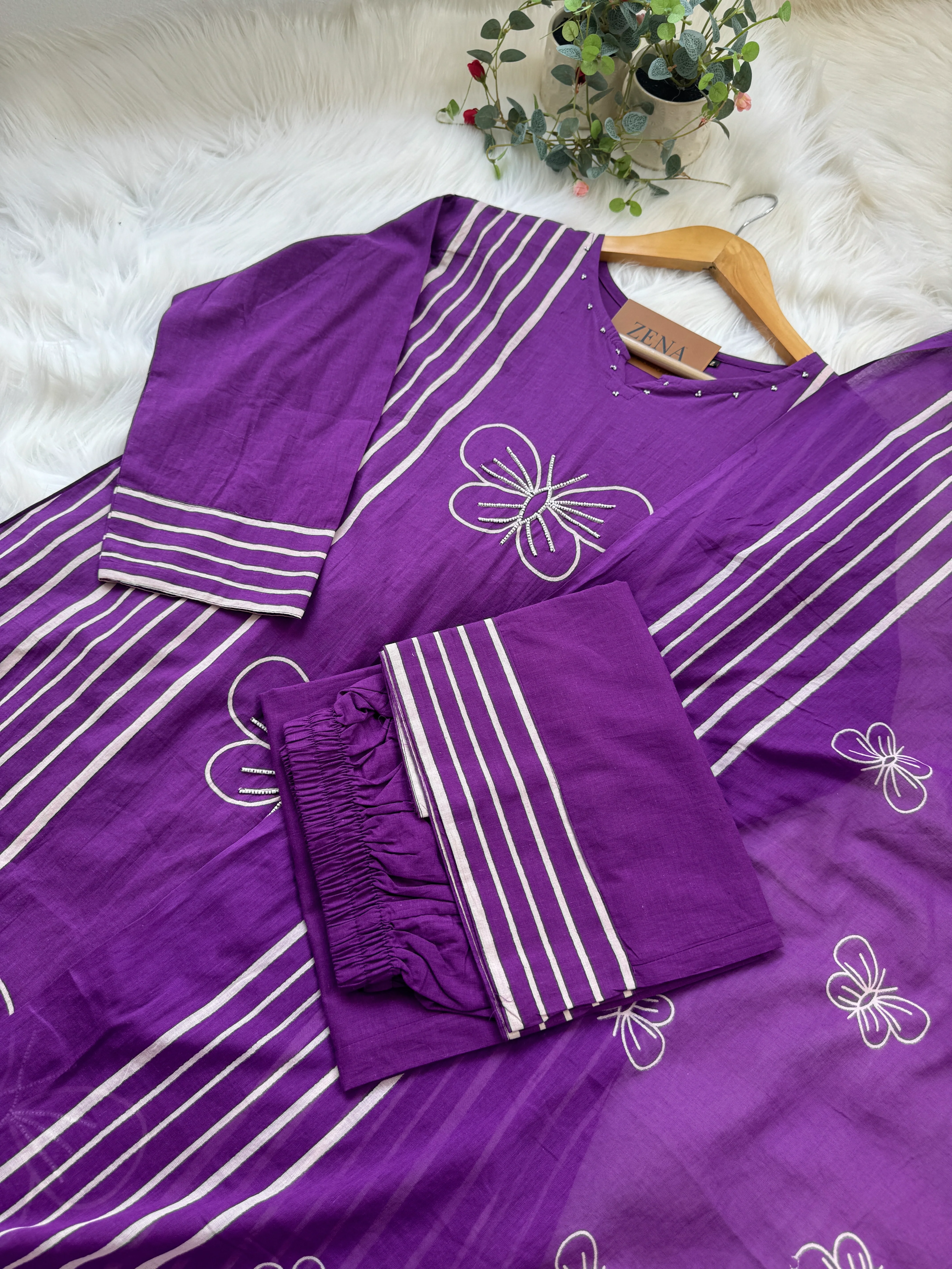 Pure Cotton Kurti Set – Elegant & Comfortable Daily Wear - Image 5