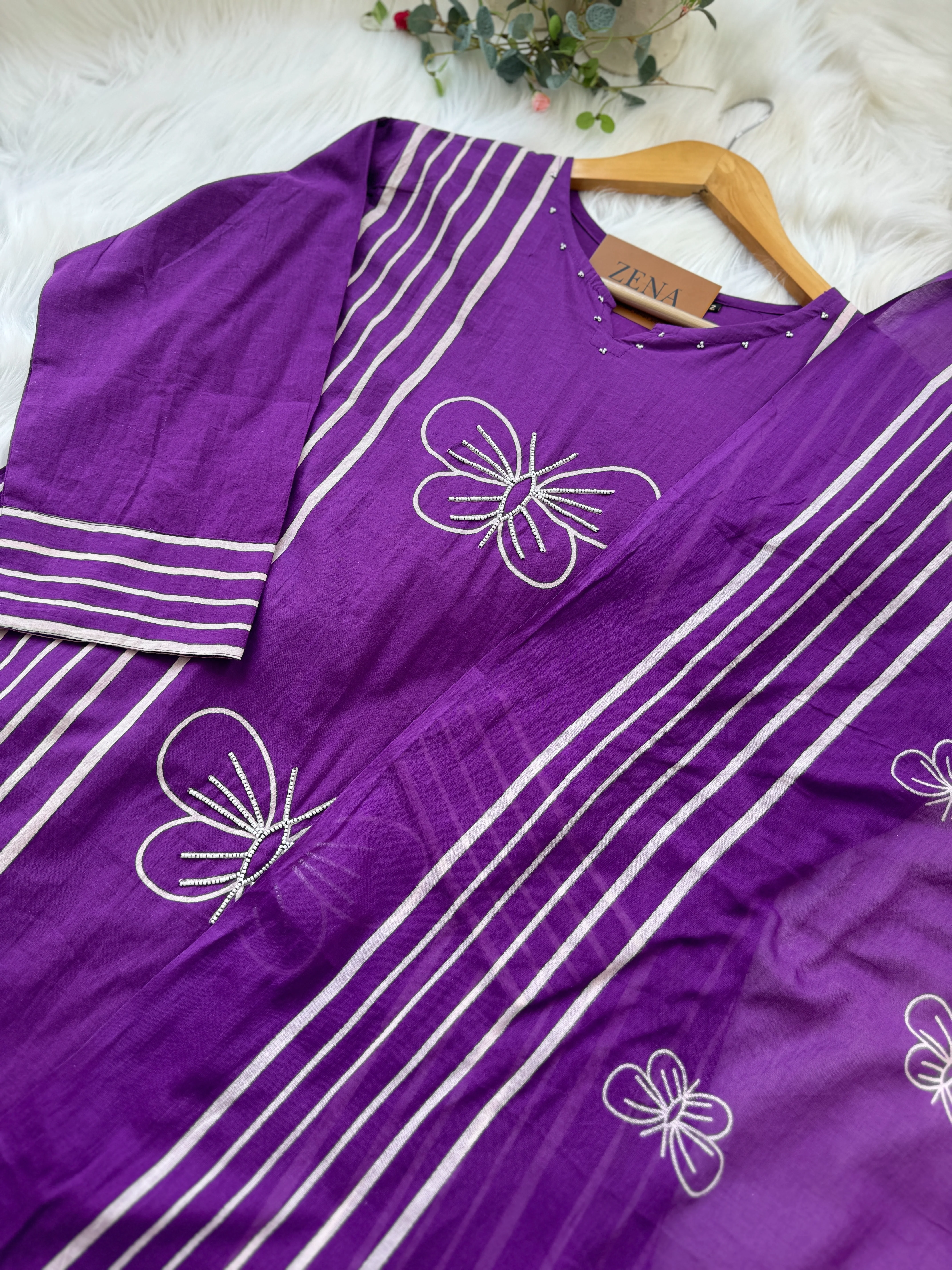 Pure Cotton Kurti Set – Elegant & Comfortable Daily Wear - Image 7