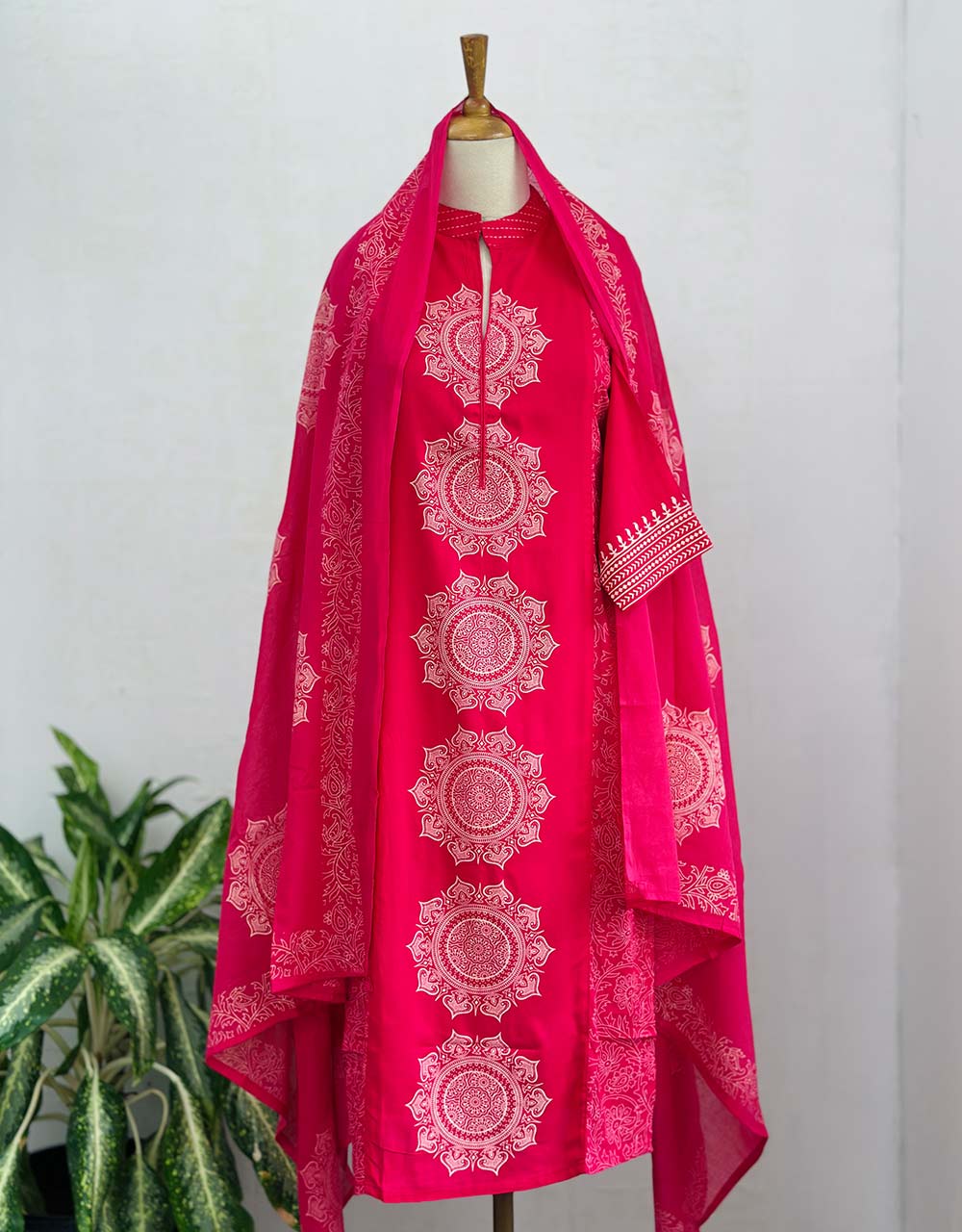 Pure Cotton Ready-to-Wear Kurti Set — Comfort Meets Everyday Elegance - Image 3