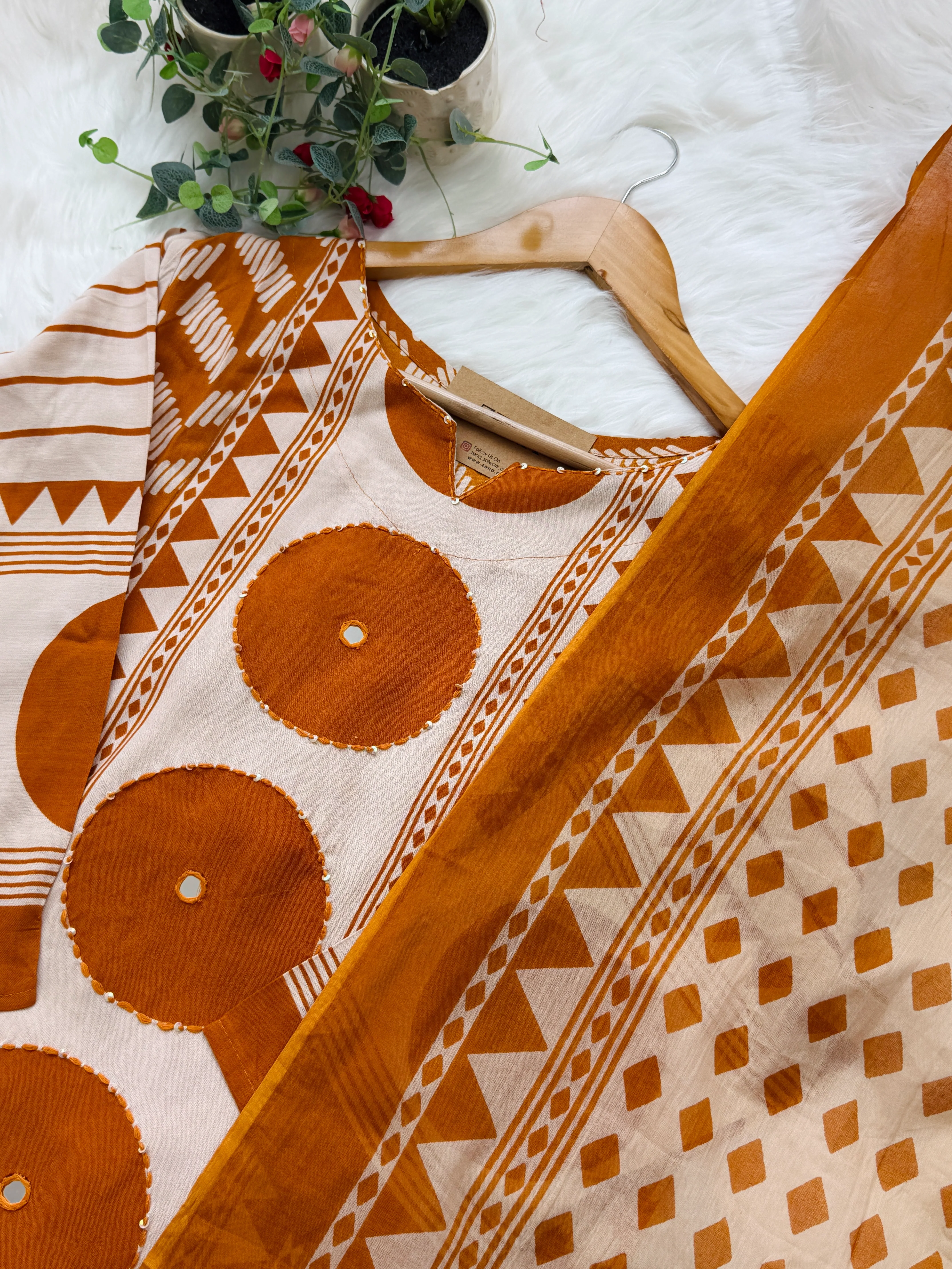 Pure Cotton Ready-to-Wear Kurti Set — Comfort Meets Everyday Elegance - Image 5