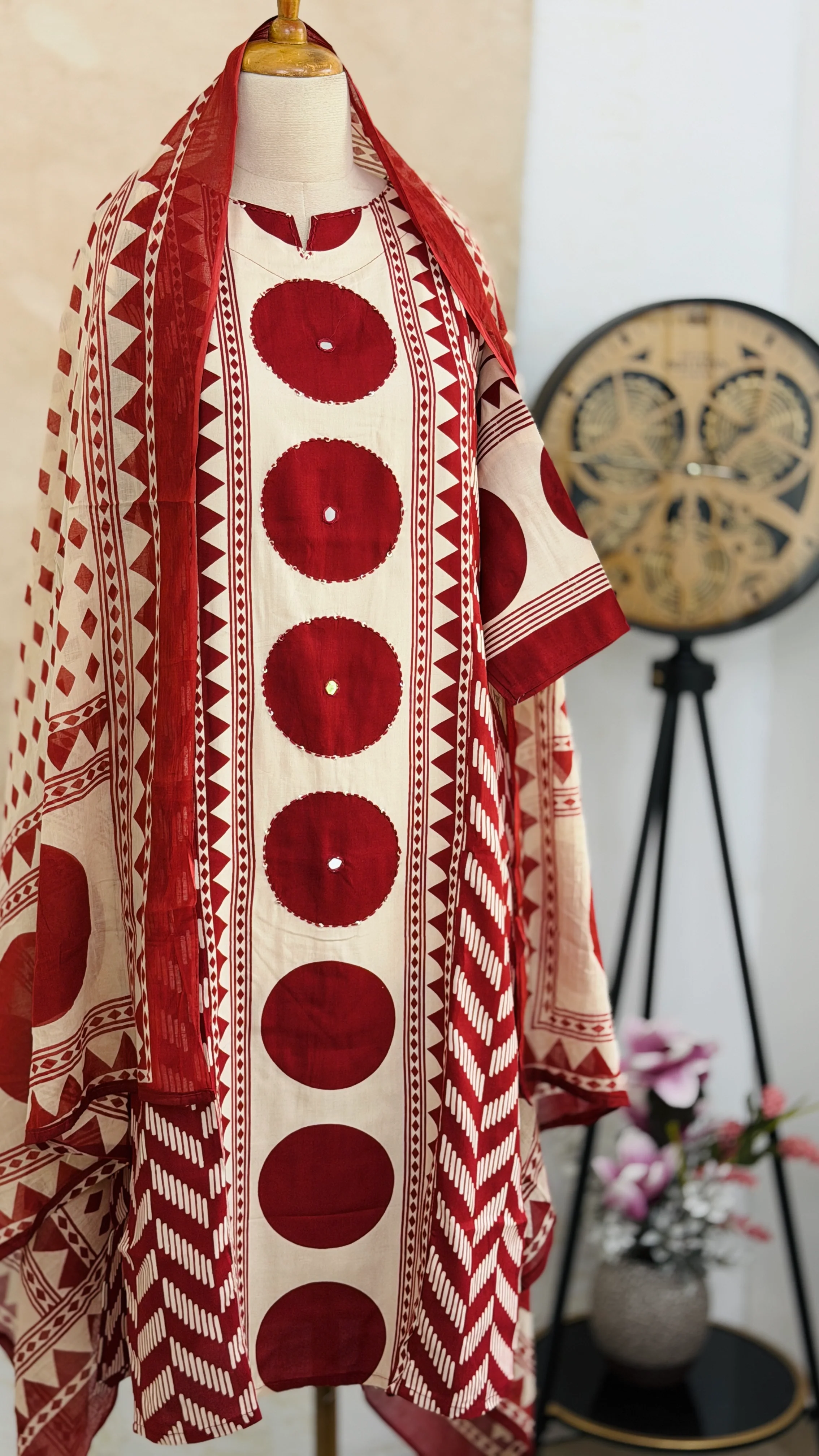 Pure Cotton Ready-to-Wear Kurti Set — Comfort Meets Everyday Elegance - Image 2