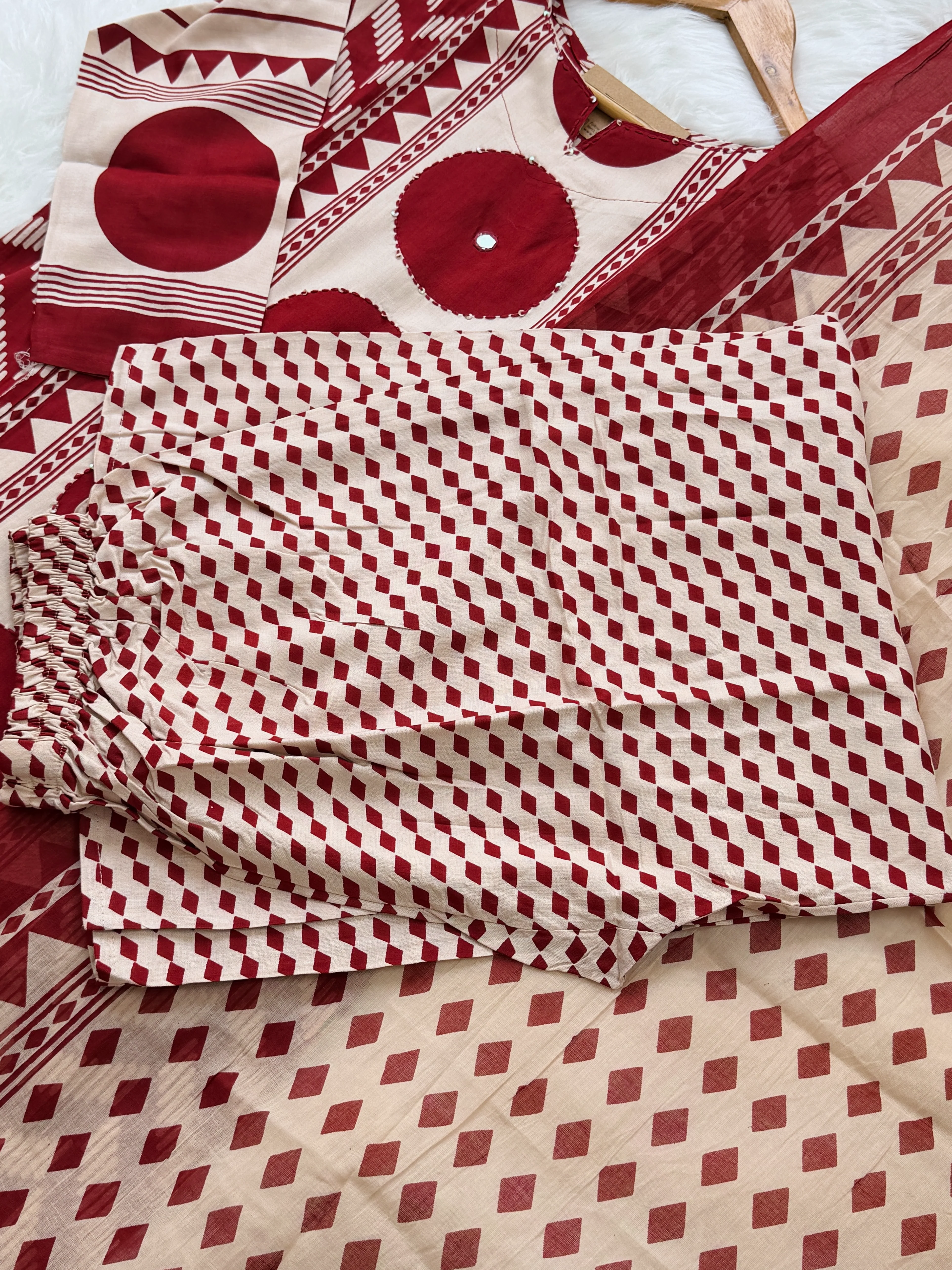 Pure Cotton Ready-to-Wear Kurti Set — Comfort Meets Everyday Elegance - Image 6