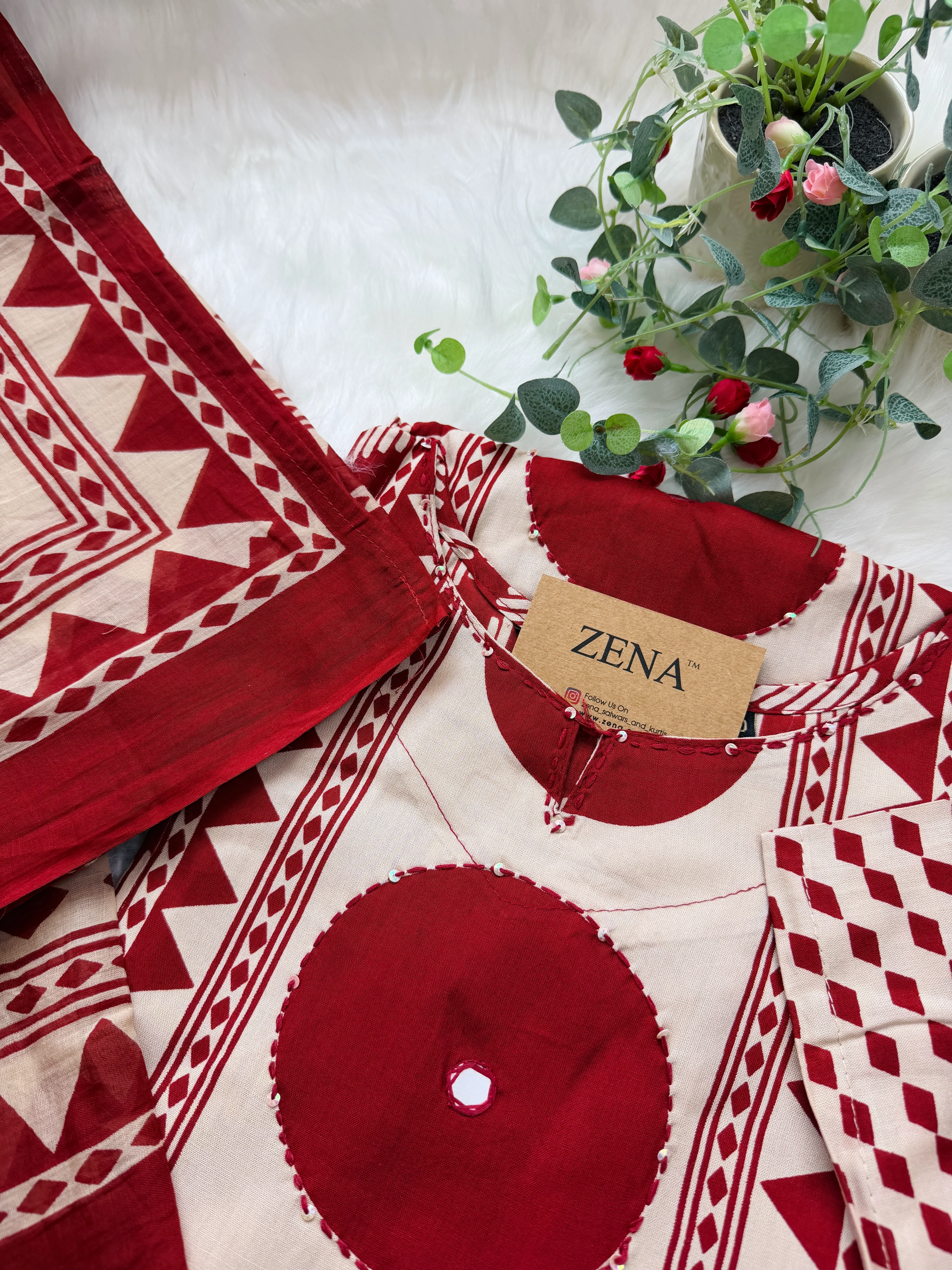 Pure Cotton Ready-to-Wear Kurti Set — Comfort Meets Everyday Elegance - Image 7