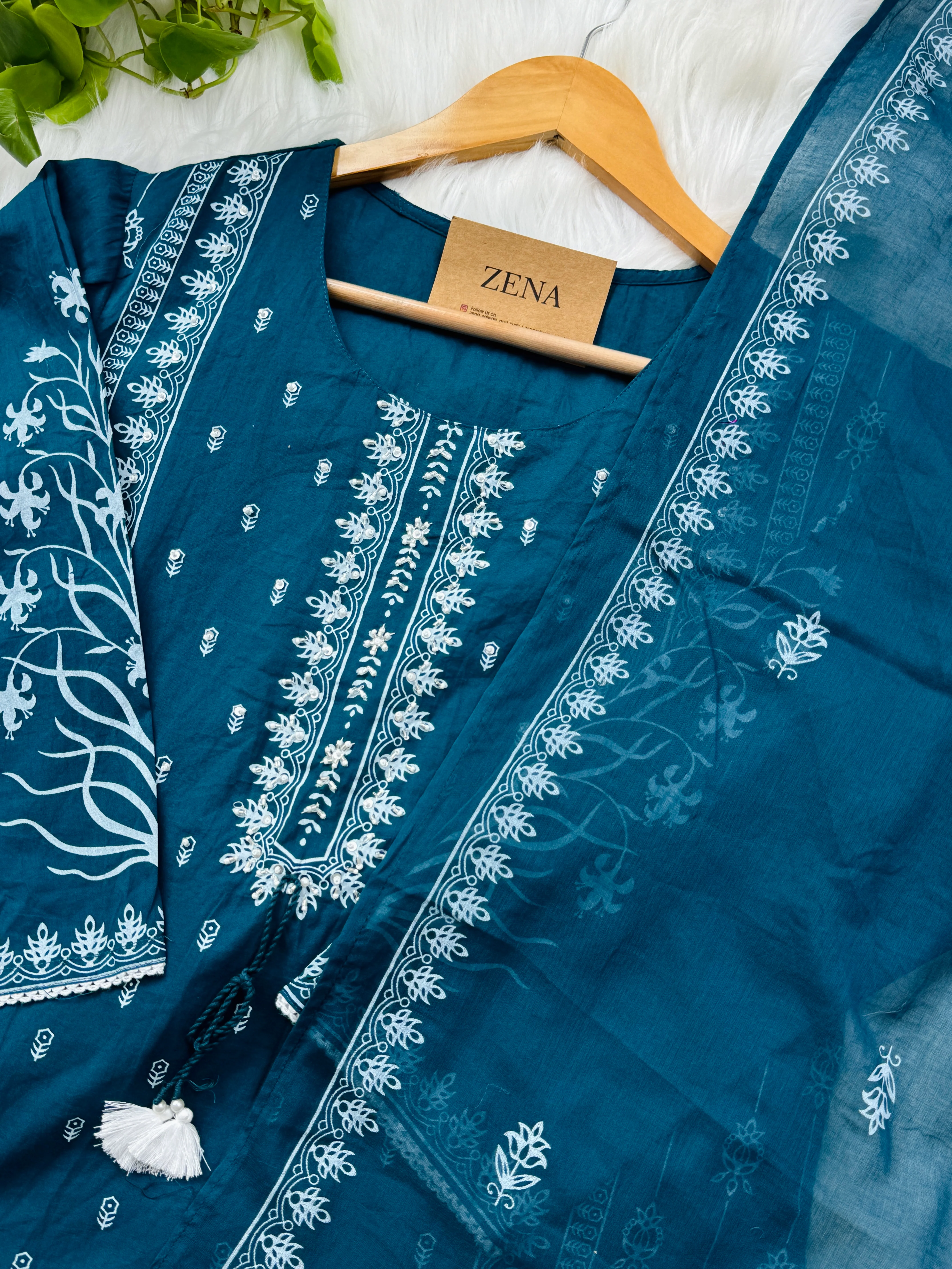 Pure Cotton Ready-to-Wear Kurti Set β Everyday Elegance - Image 6