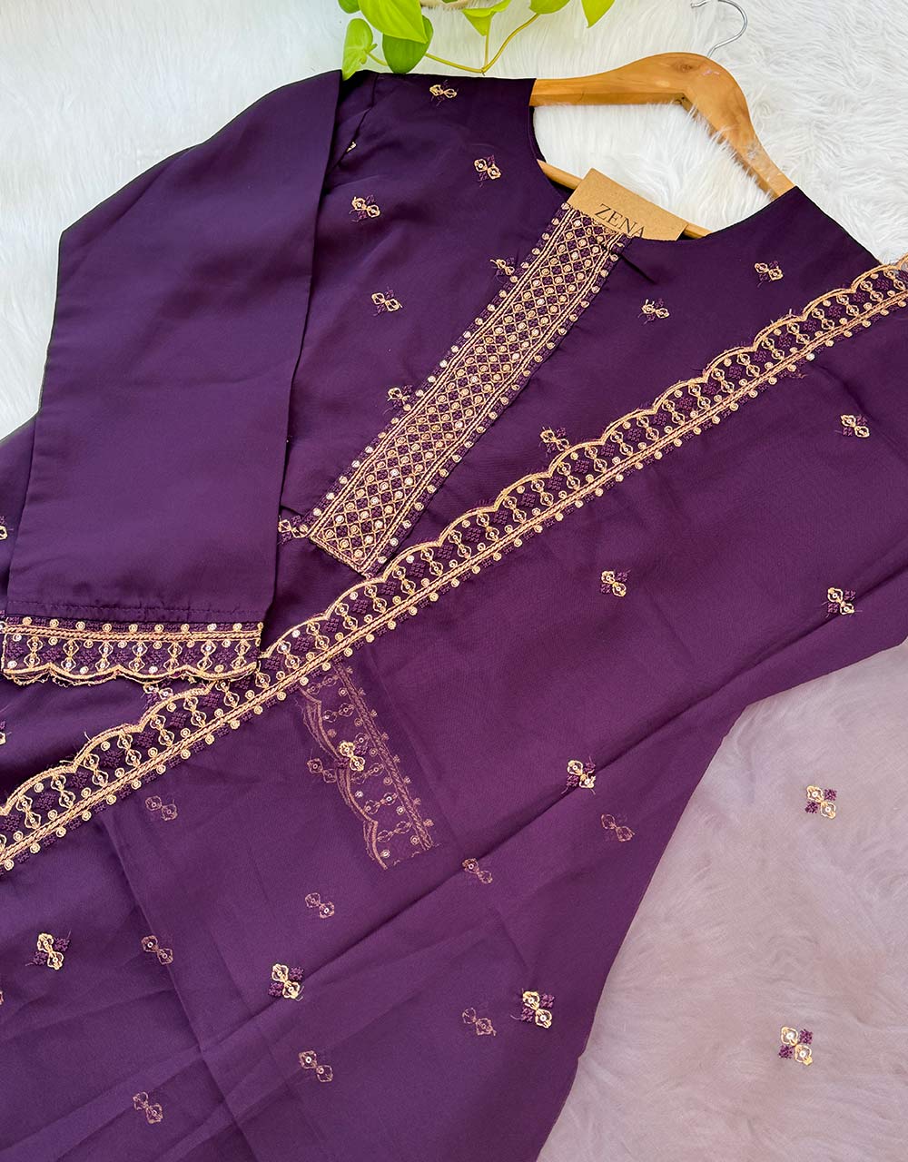 Ready to Wear Organza Kurti Set β Sheer Elegance & Grace β¨