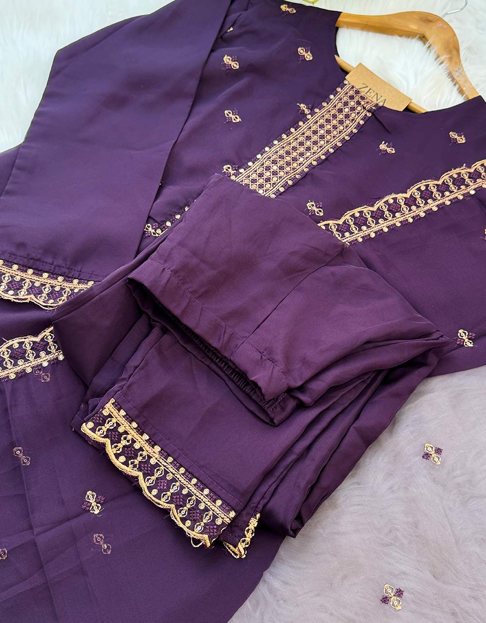 Ready to Wear Organza Kurti Set β Sheer Elegance & Grace β¨ - Image 3