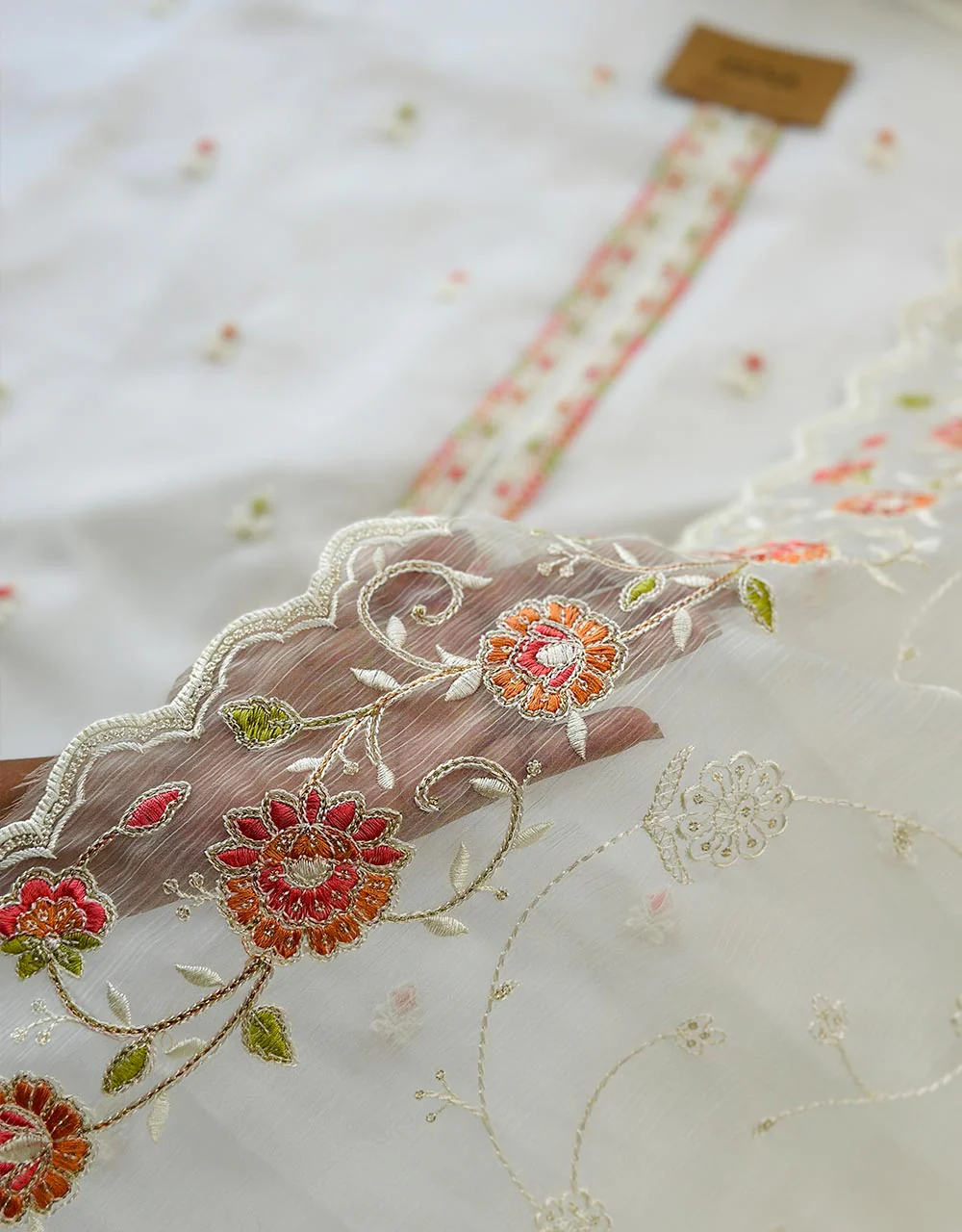 Unstitched Shimmer Silk Party Wear Suit β¨ - Image 4