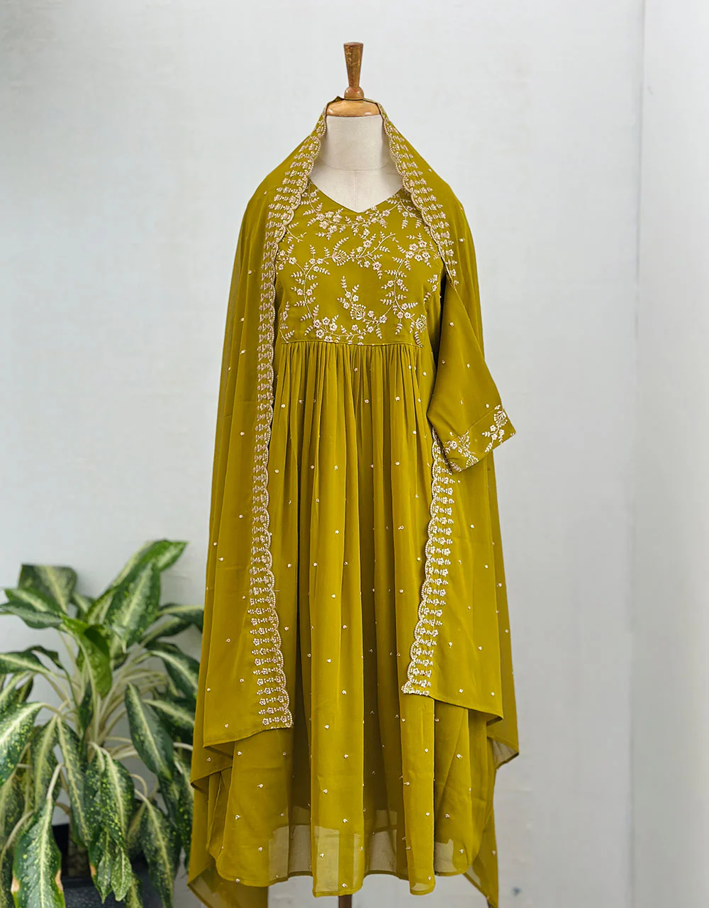Ready-to-Wear Georgette Anarkali Kurti Set 🌟 - Image 10
