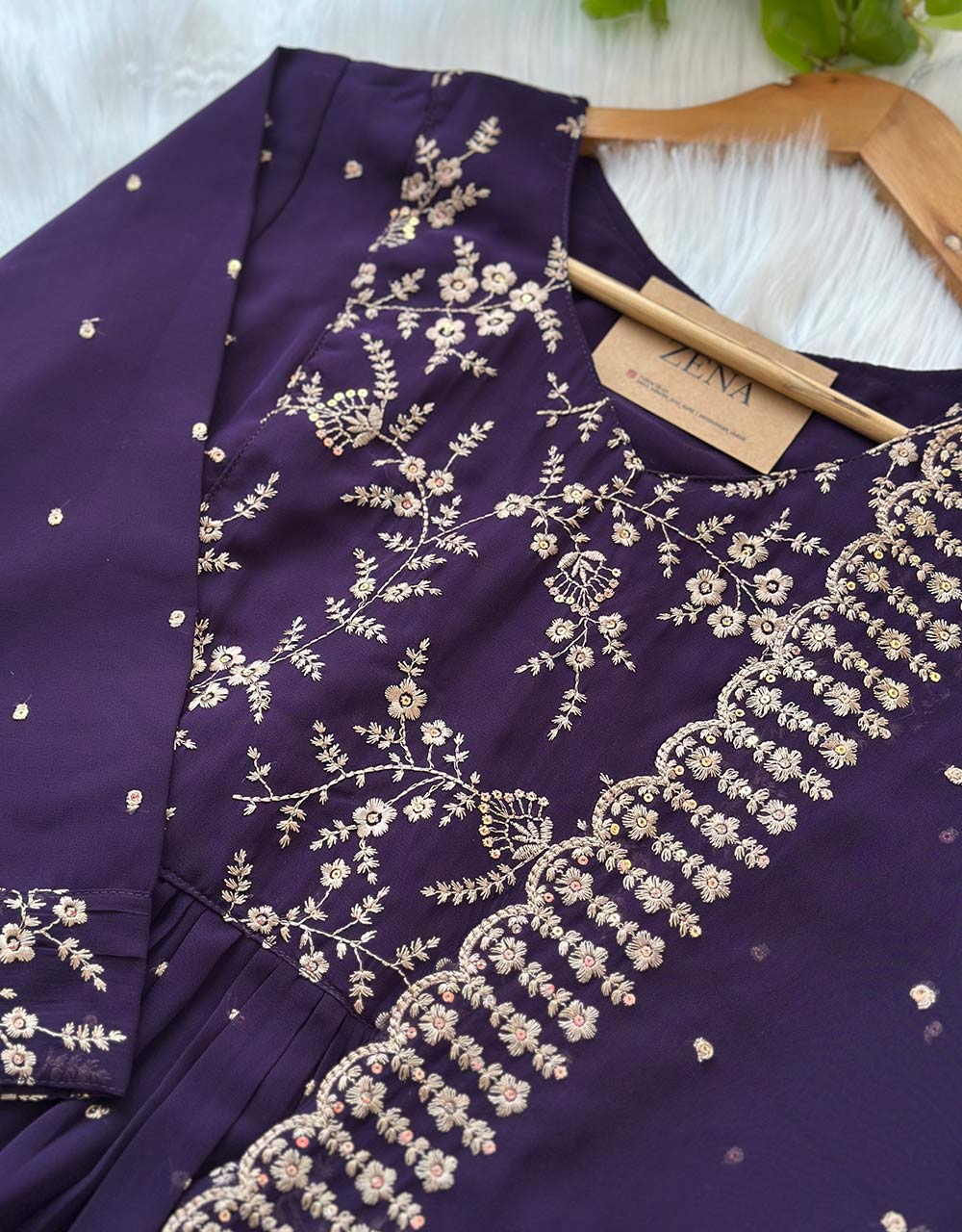 Ready-to-Wear Georgette Anarkali Kurti Set 🌟 - Image 3