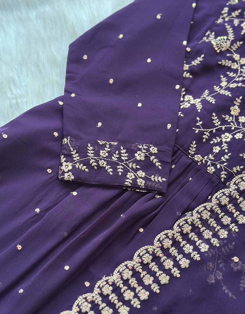 Ready-to-Wear Georgette Anarkali Kurti Set 🌟 - Image 4
