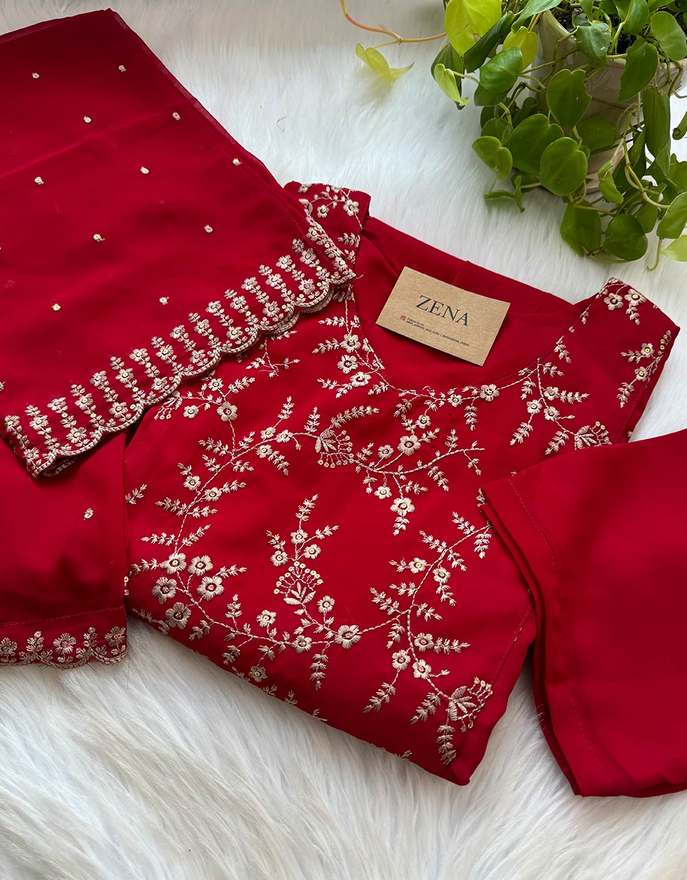 Ready-to-Wear Georgette Anarkali Kurti Set 🌟 - Image 8