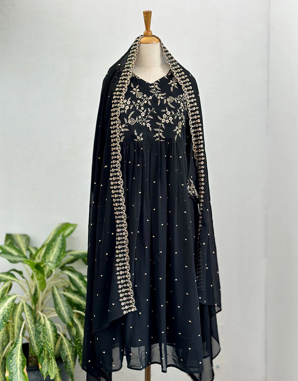 Ready-to-Wear Georgette Anarkali Kurti Set 🌟 - Image 9