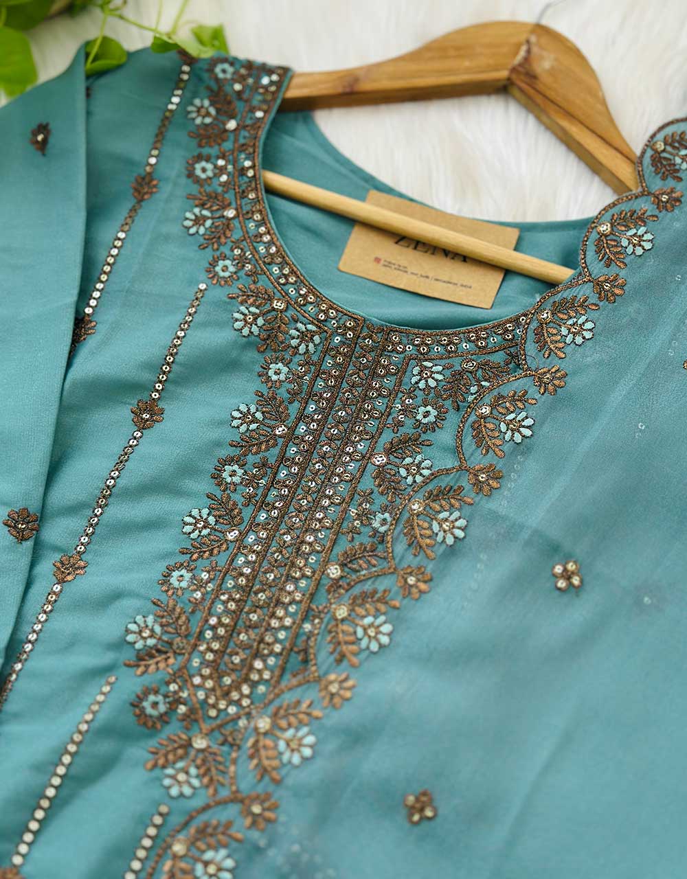 Ready to Wear Georgette Kurti Set ✨ - Image 3
