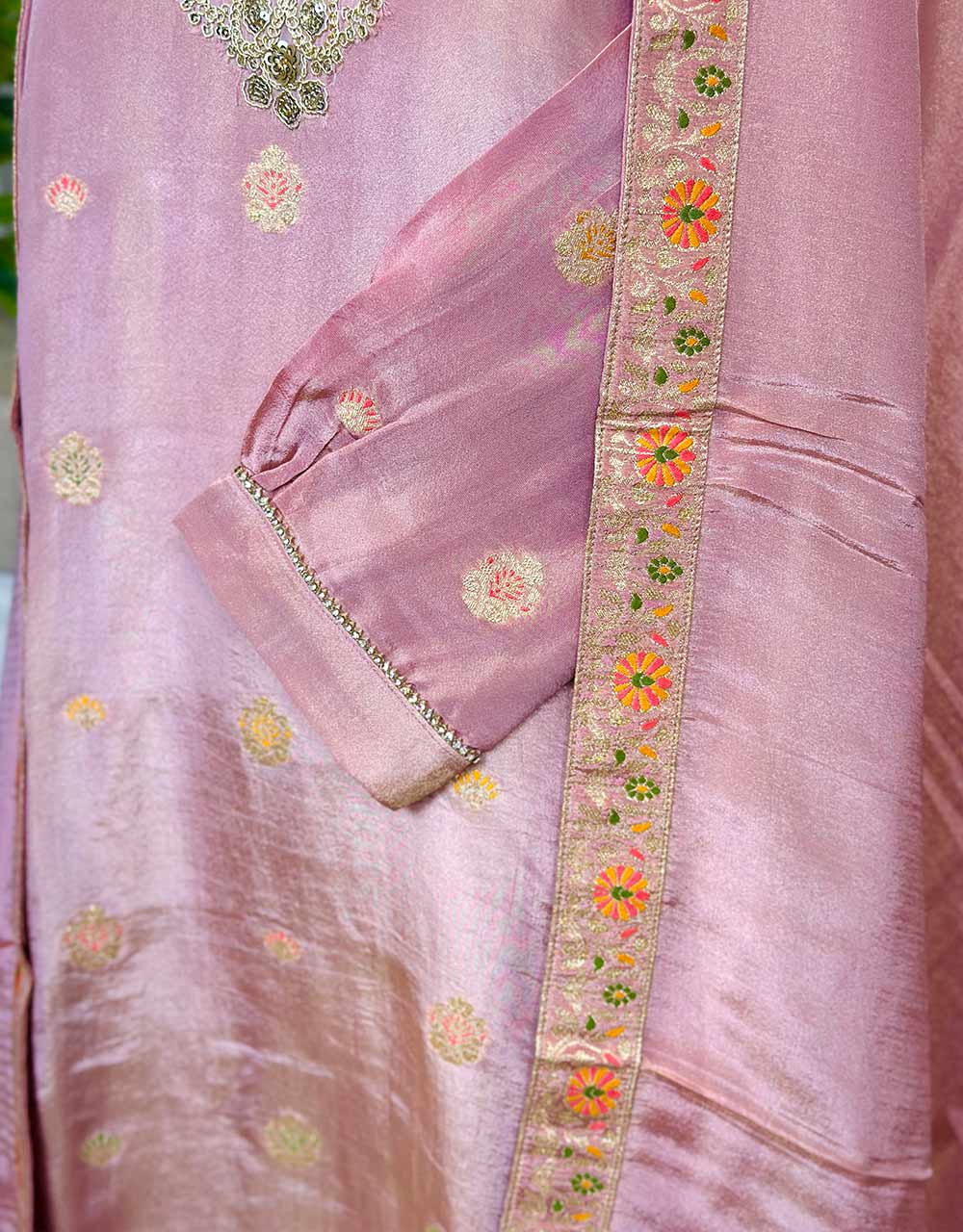 Elegant Ready-to-Wear Tissue Silk Suit 🌟 - Image 3