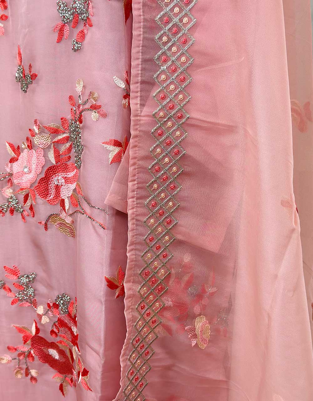 Ready-to-Wear Organza Kurti Set π - Image 3
