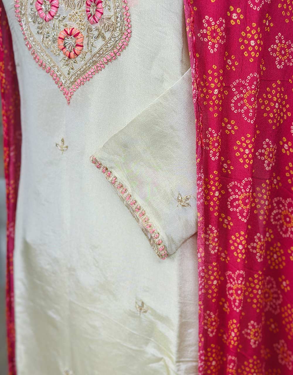 Tissue Silk Ready-to-Wear Kurti Set 🌟 - Image 4