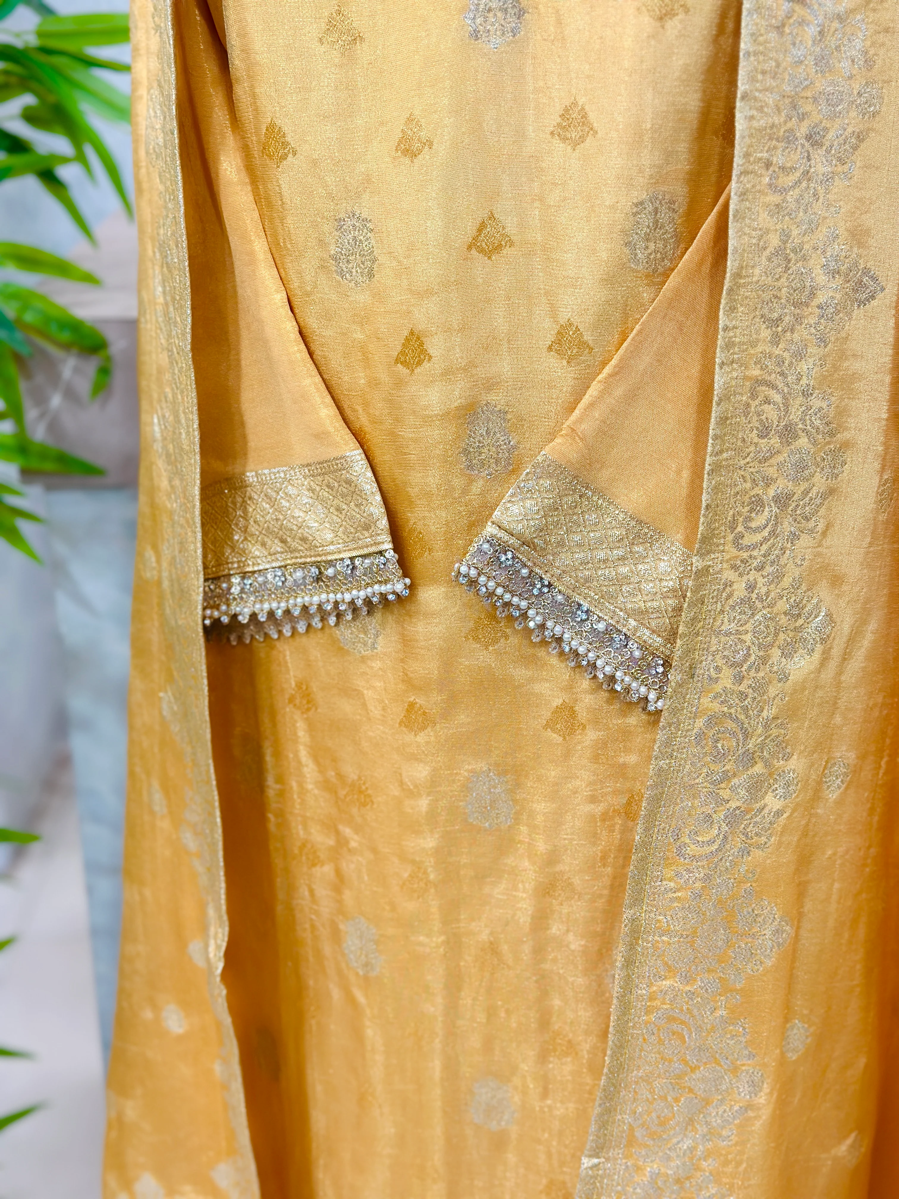 Ready-to-Wear Tissue Silk Kurti Set 🌟 - Image 3