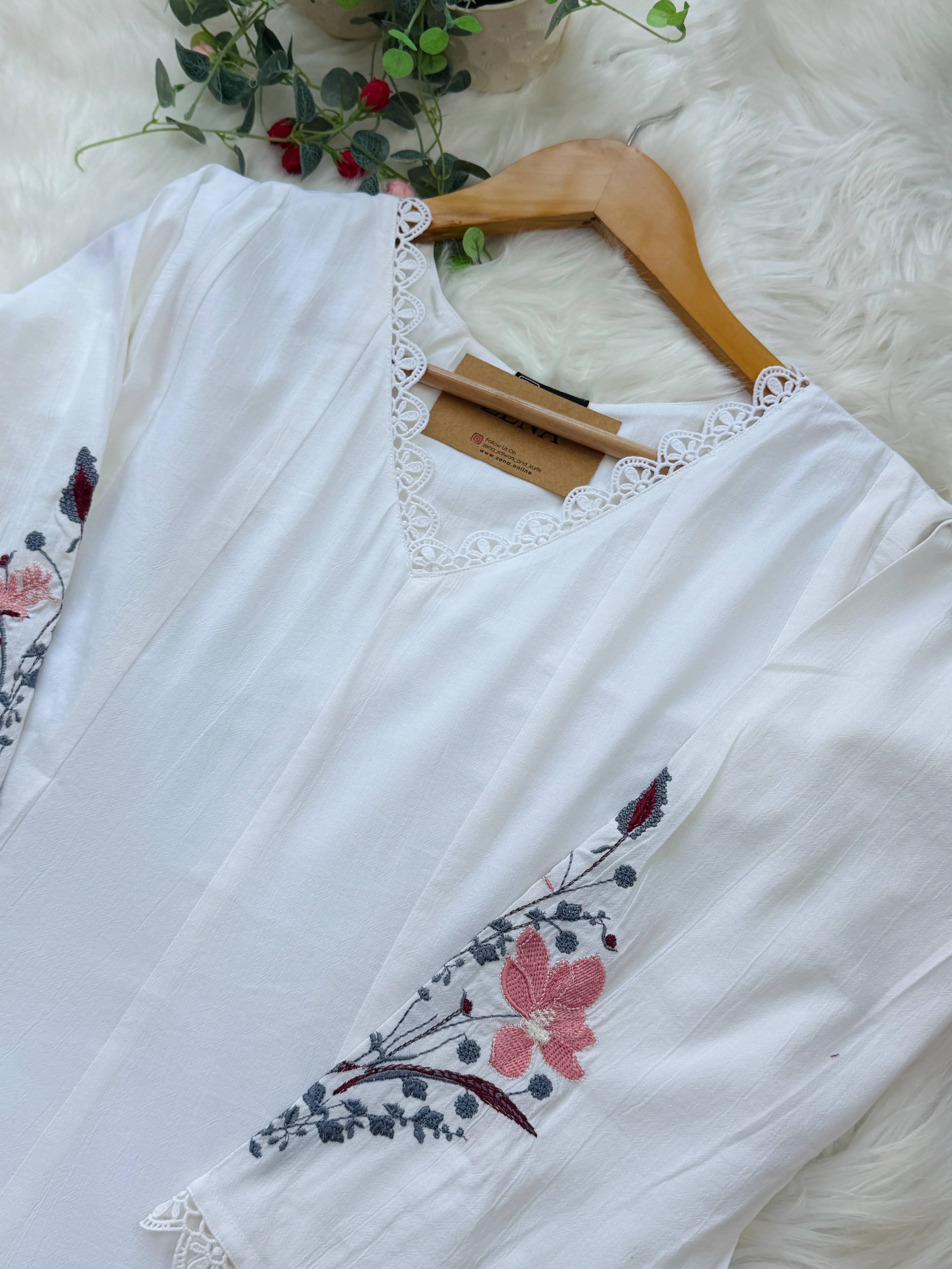 Ready-to-Wear Premium Crushed Rayon Anarkali Suit 💃 - Image 5