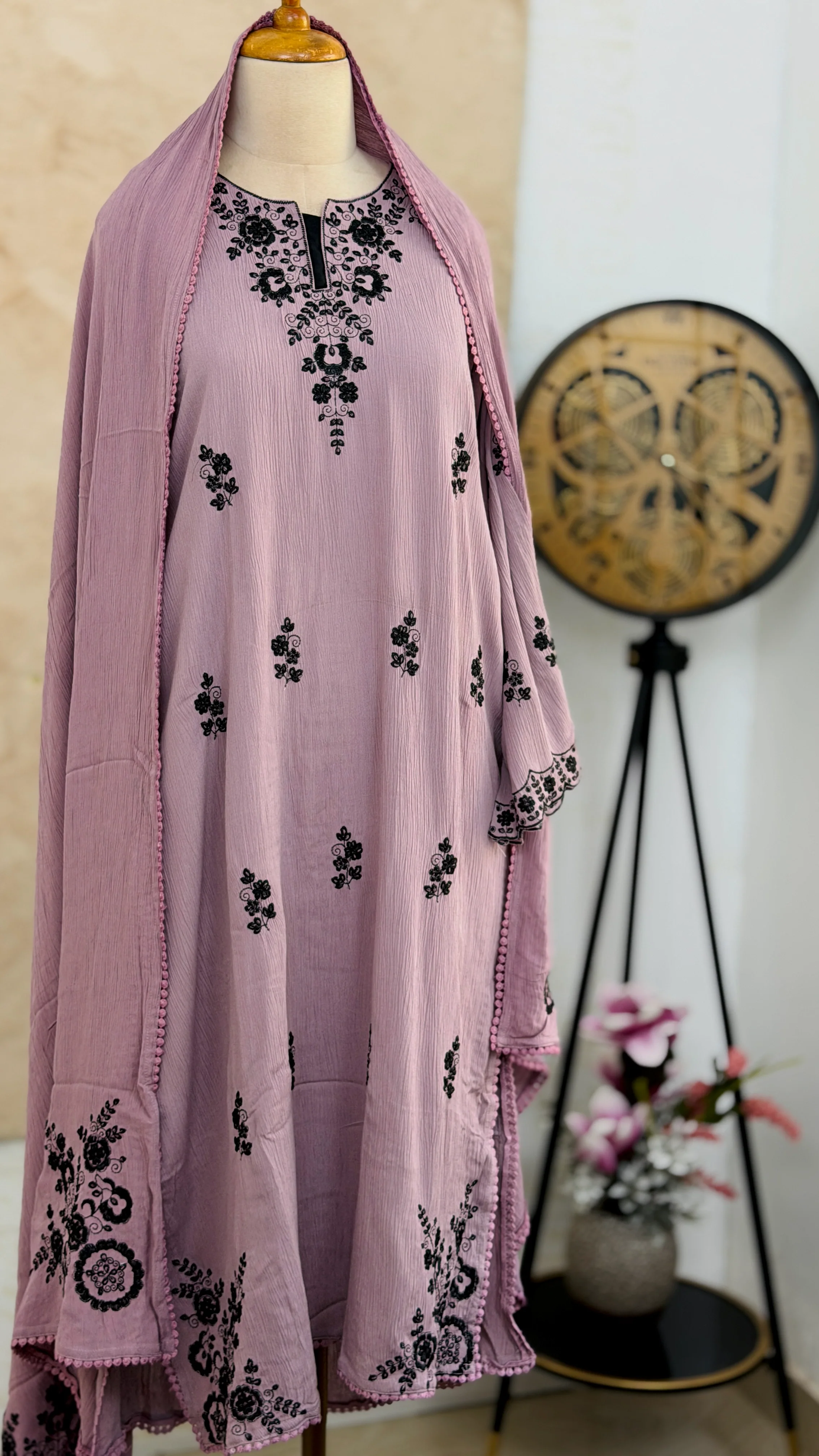 Ready-to-Wear Premium Crushed Rayon Anarkali Suit 💃 - Image 2