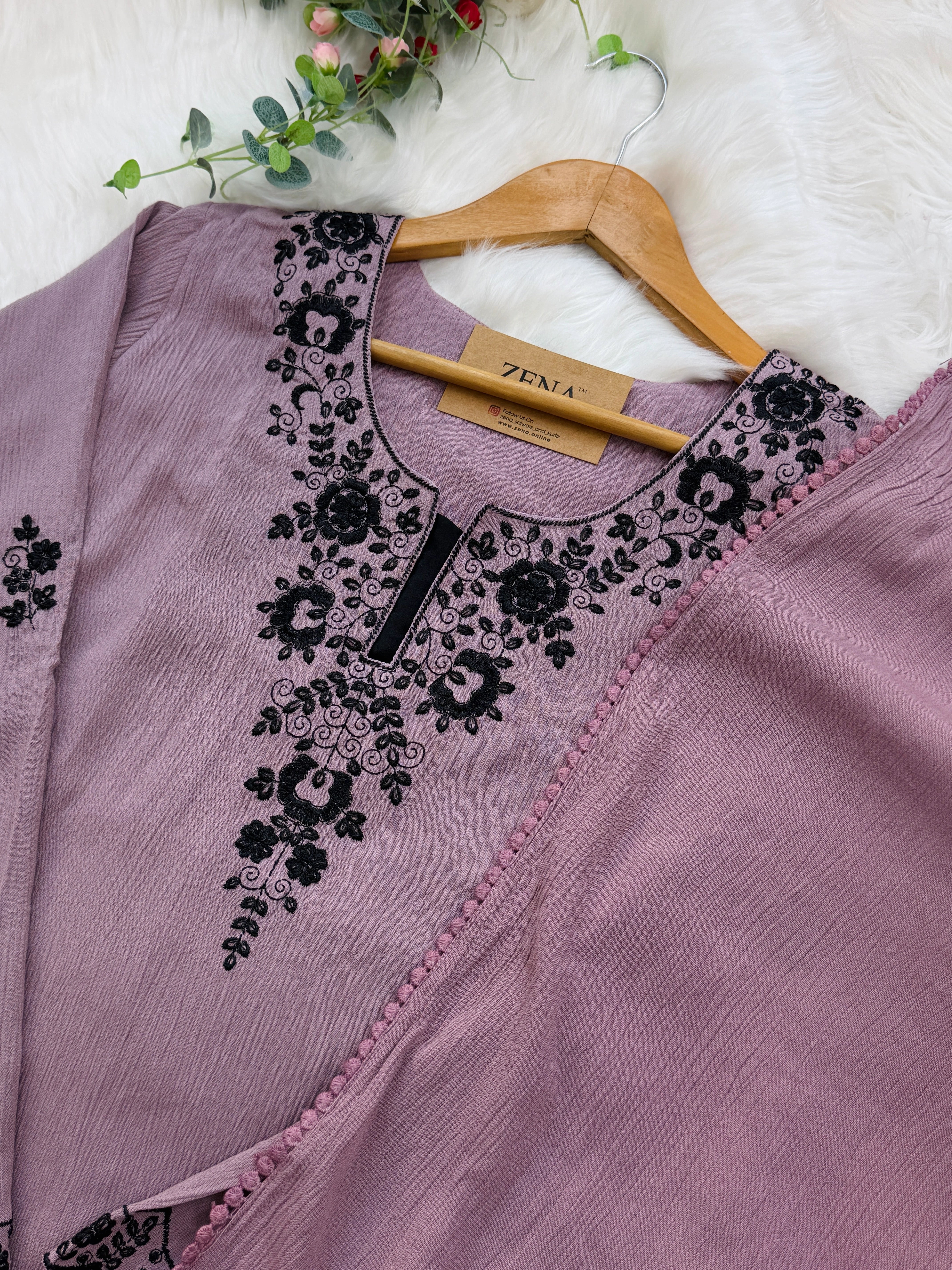 Ready-to-Wear Premium Crushed Rayon Anarkali Suit 💃 - Image 5