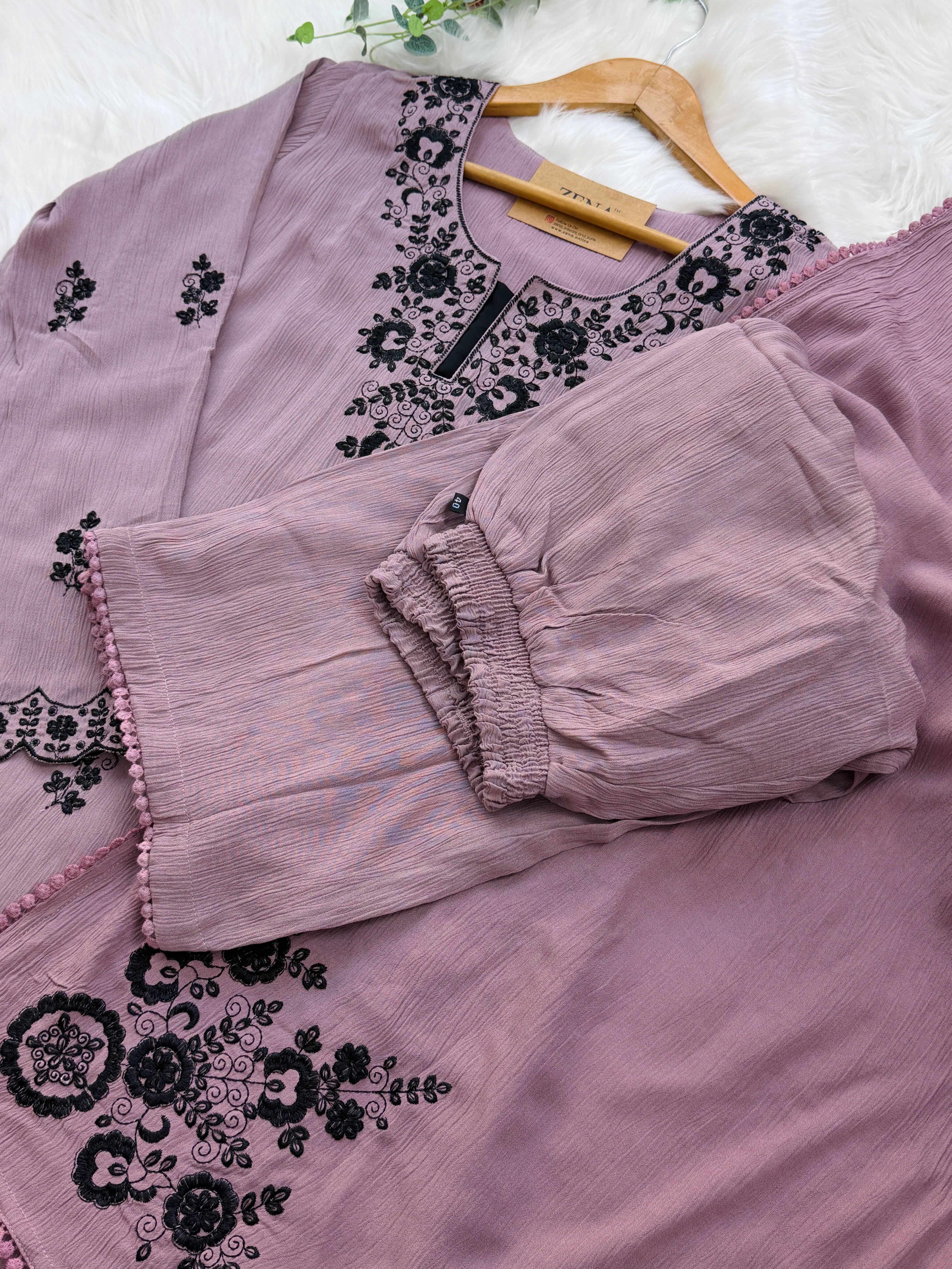 Ready-to-Wear Premium Crushed Rayon Anarkali Suit 💃 - Image 8