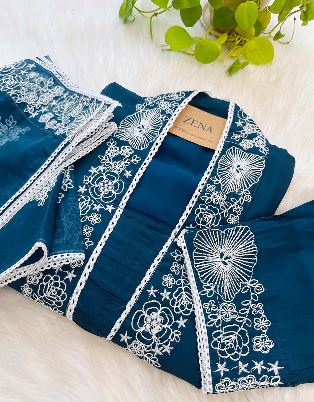 Effortless Elegance β READY TO WEAR MUL COTTON KURTI SET πΏ - Image 6