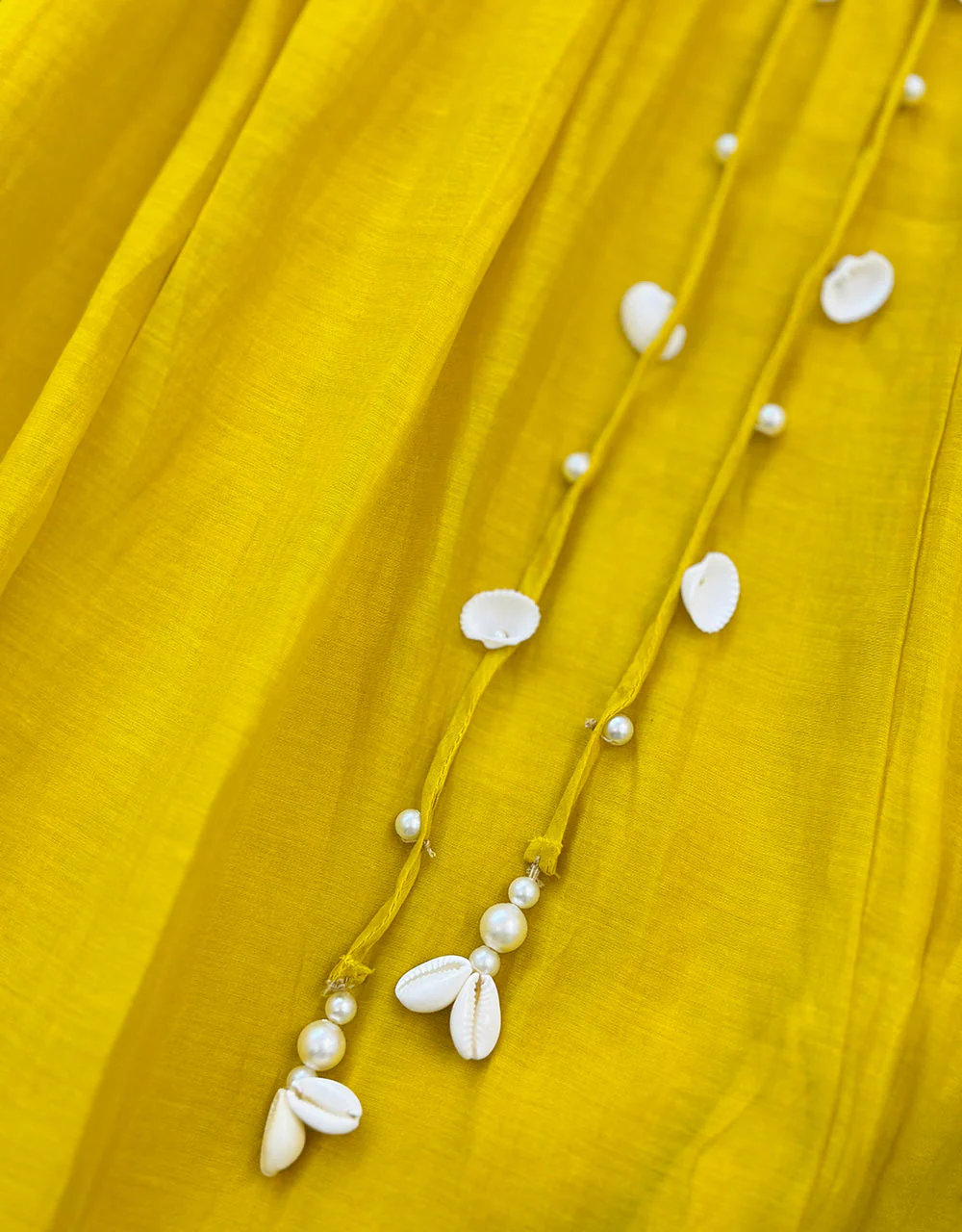 READY TO WEAR PURE MULTIPLE CHANDERI ANARKALI KURTI SET ✨ - Image 7