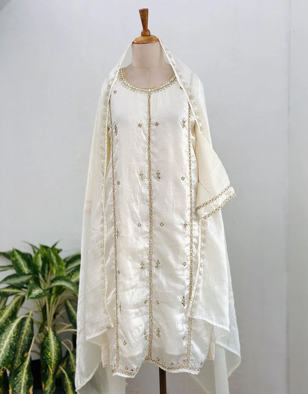 Ready to Wear Hand Work Kurti Set with Real Mirror Work โจ - Image 10