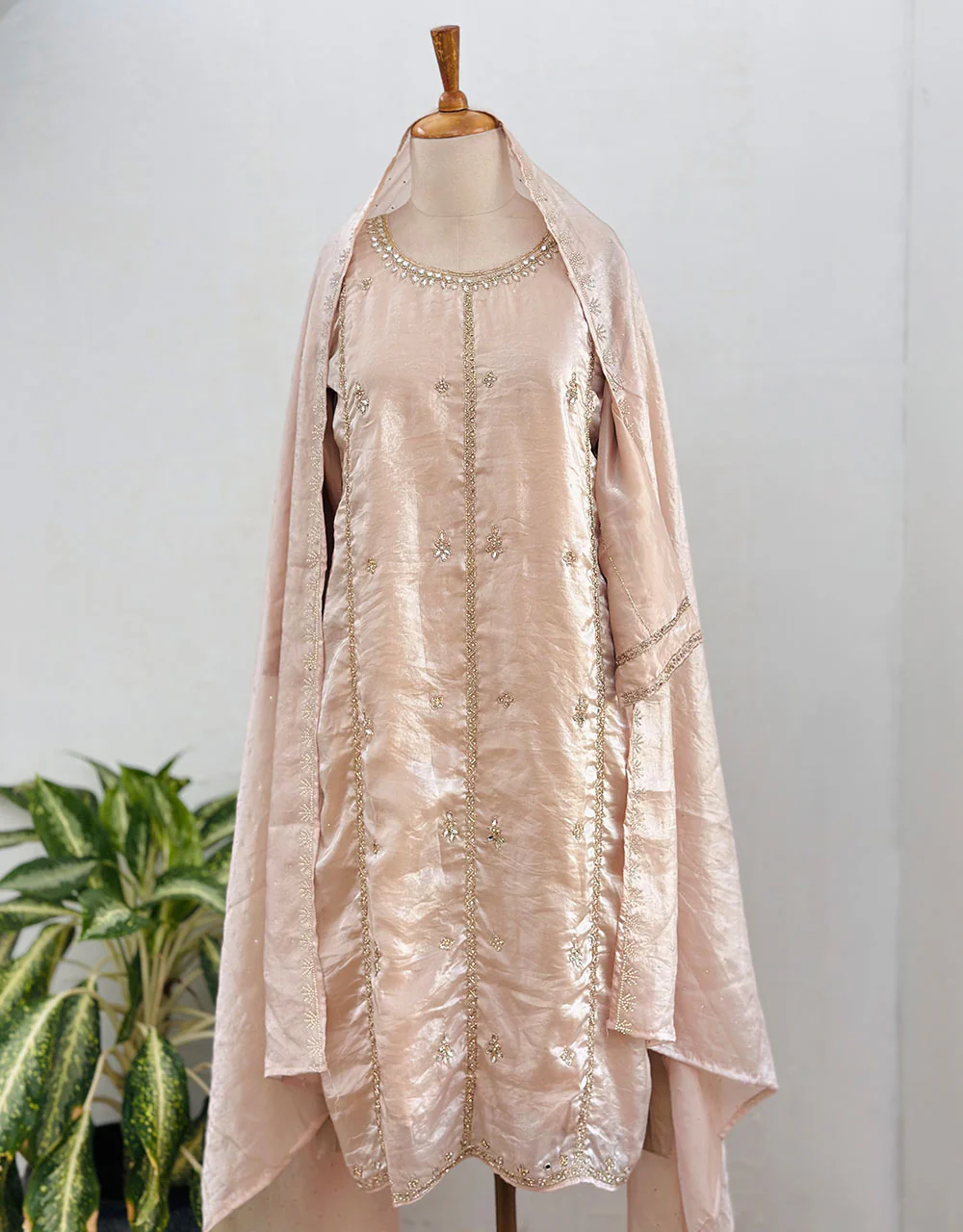 Ready to Wear Hand Work Kurti Set with Real Mirror Work โจ - Image 8