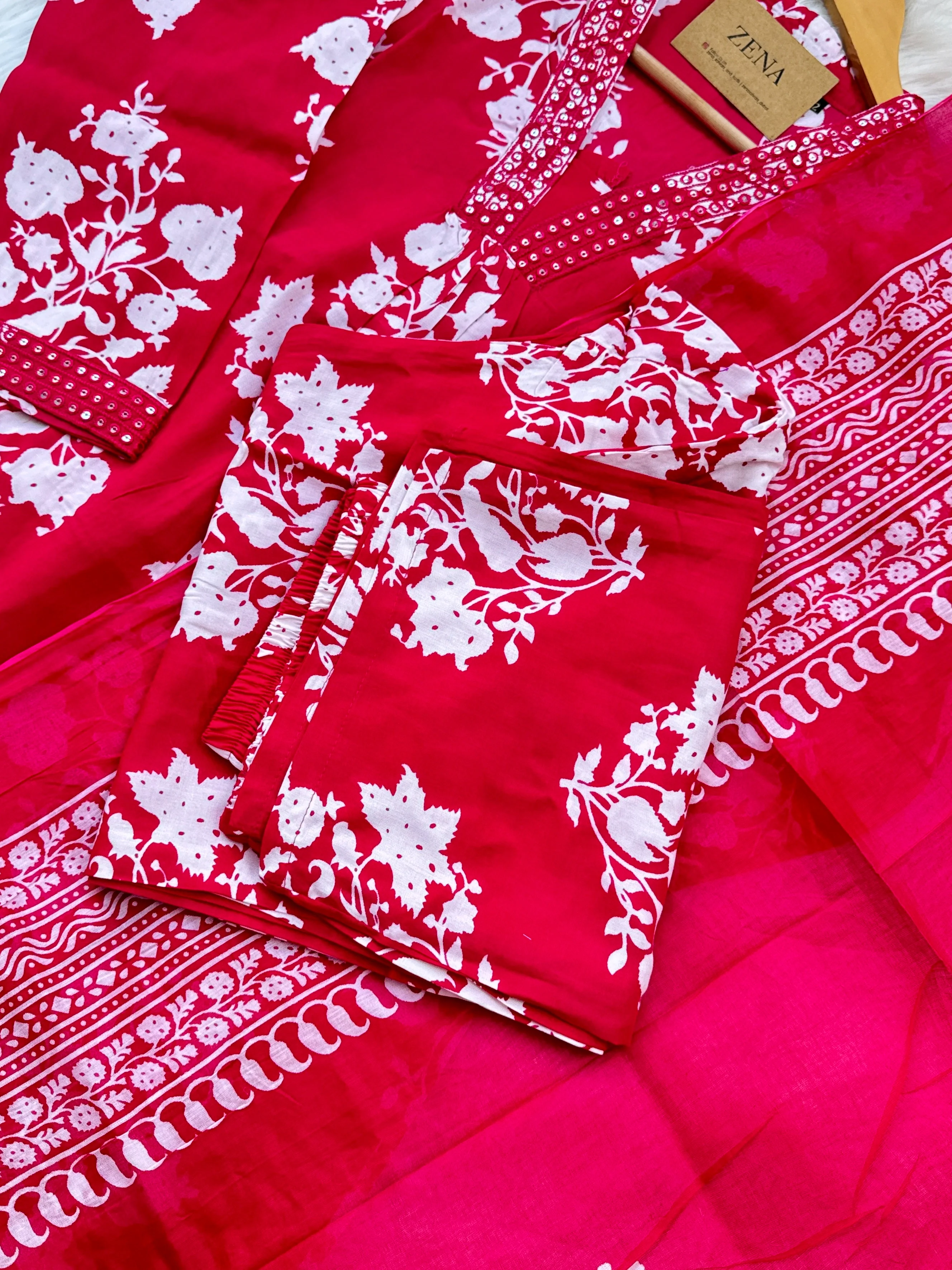 Ready to Wear Pure Cotton Kurti Set 🌿 - Image 3