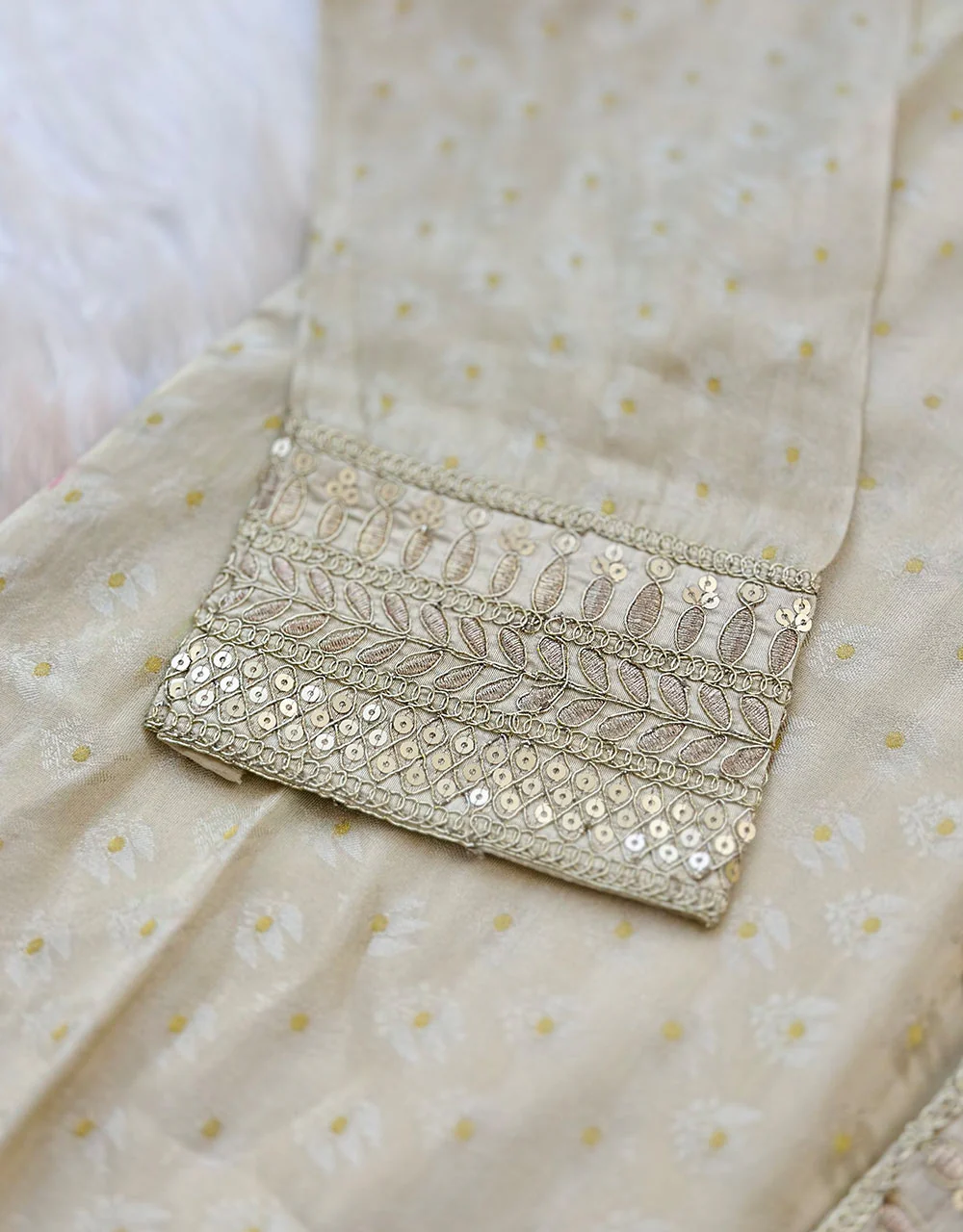 READY TO WEAR SHIMMER TISSUE SILK KURTI SET β¨ - Image 7